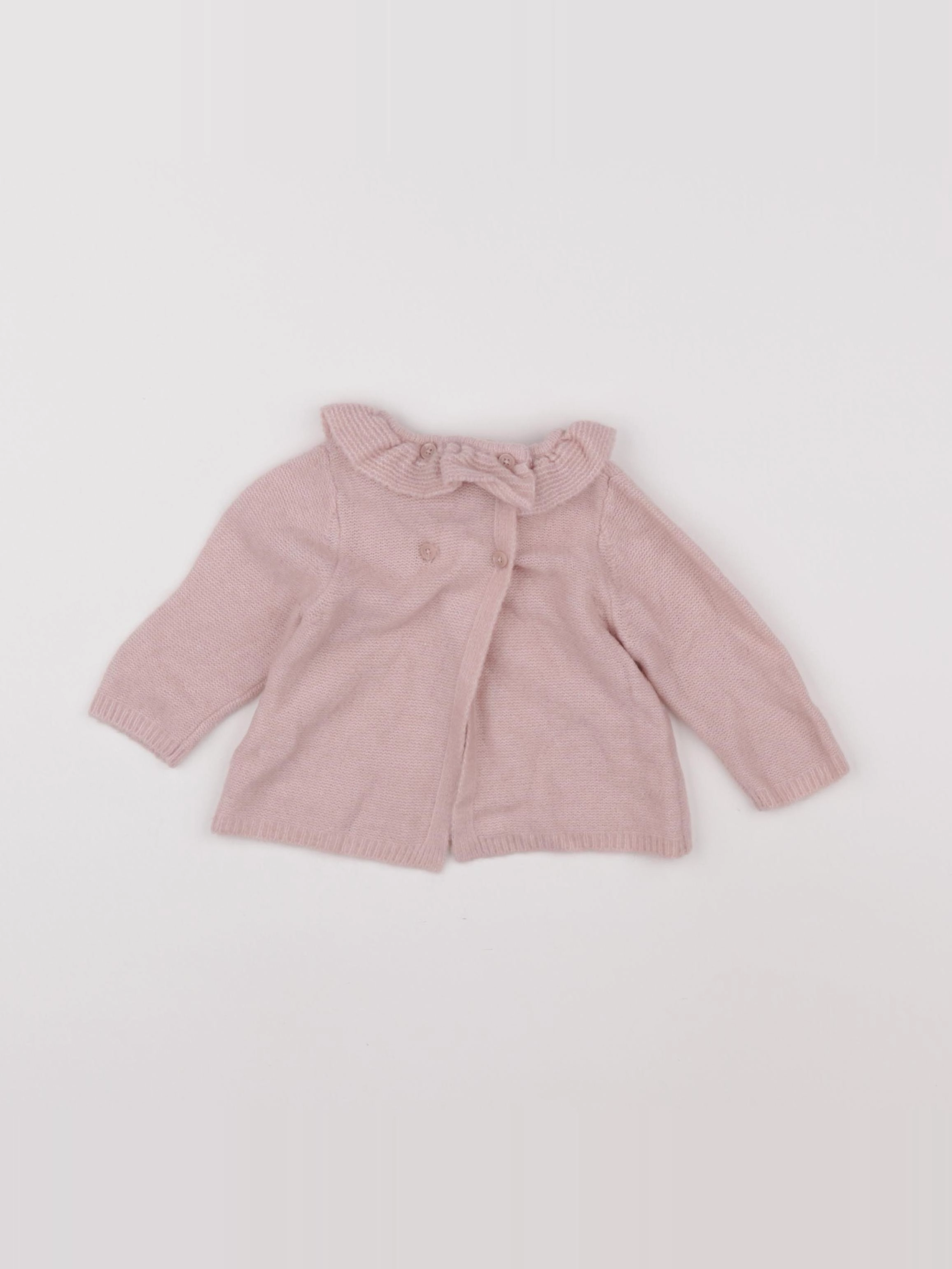 Boutchou - pull rose - 6 mois