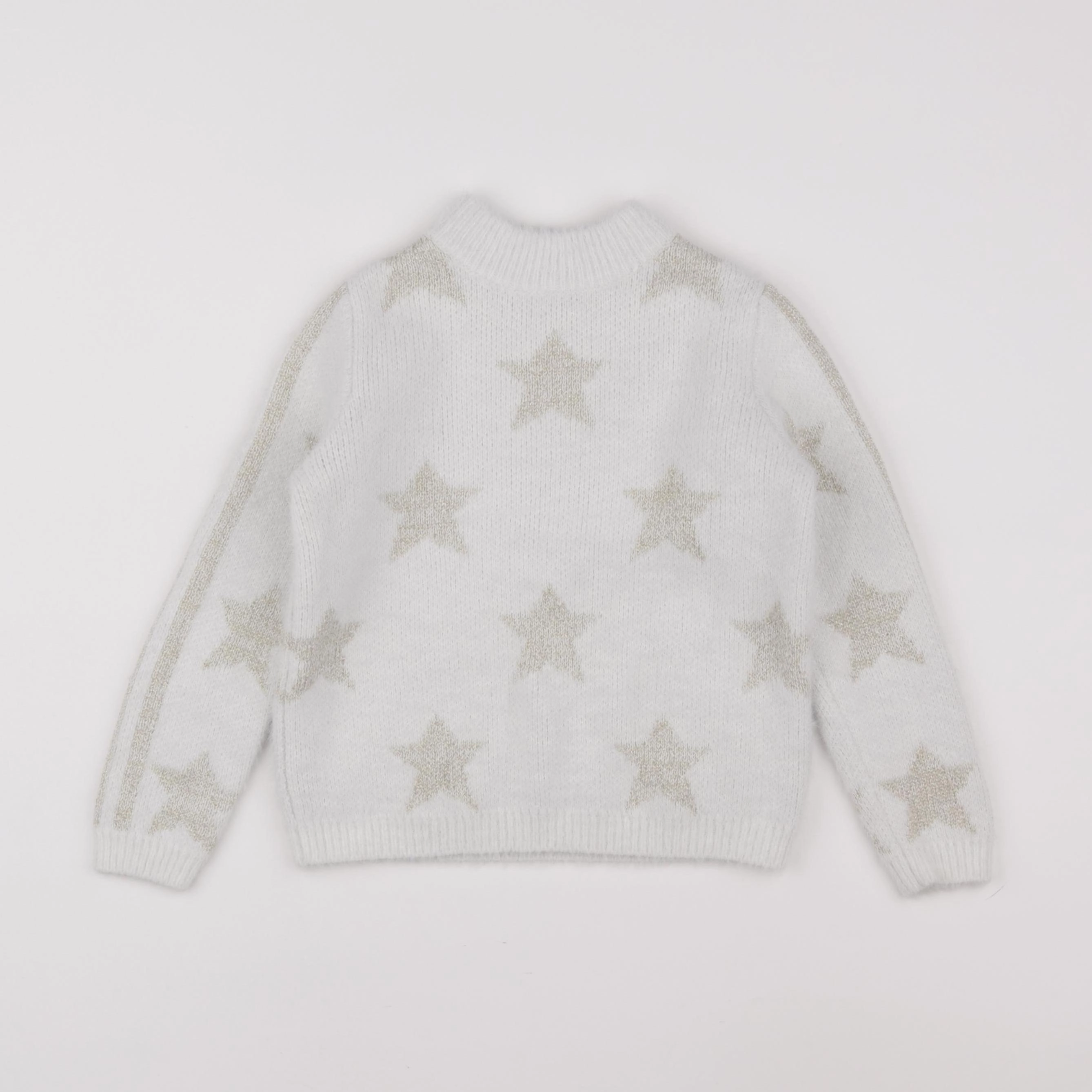 Okaidi - pull blanc, or - 5 ans