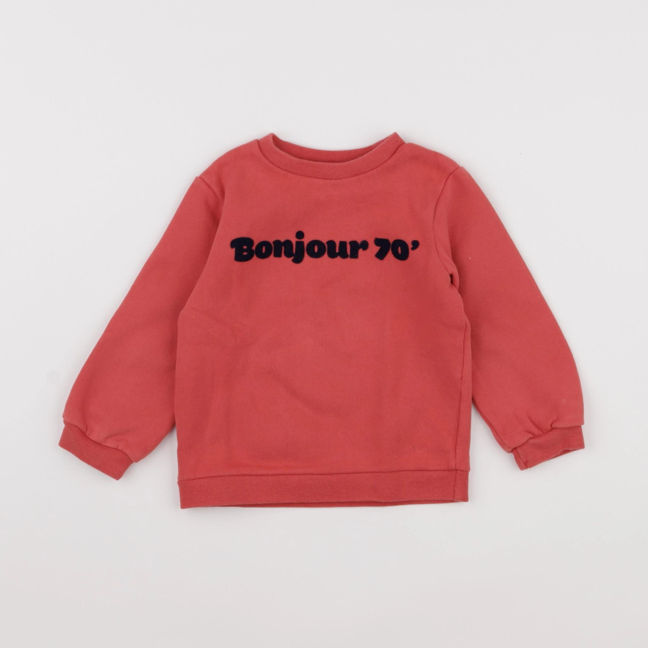 Little Cigogne - sweat rouge - 3 ans