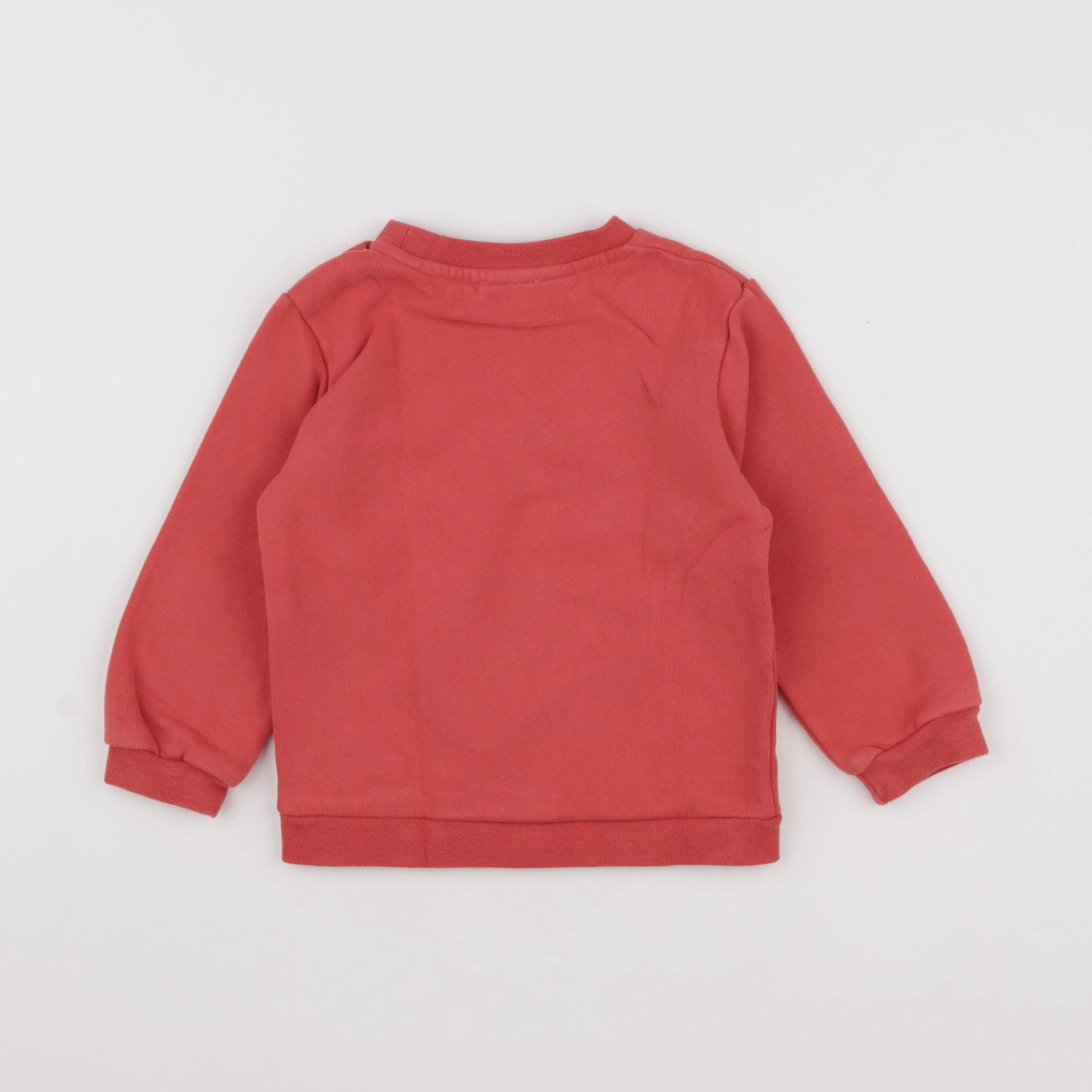 Little Cigogne - sweat rouge - 3 ans