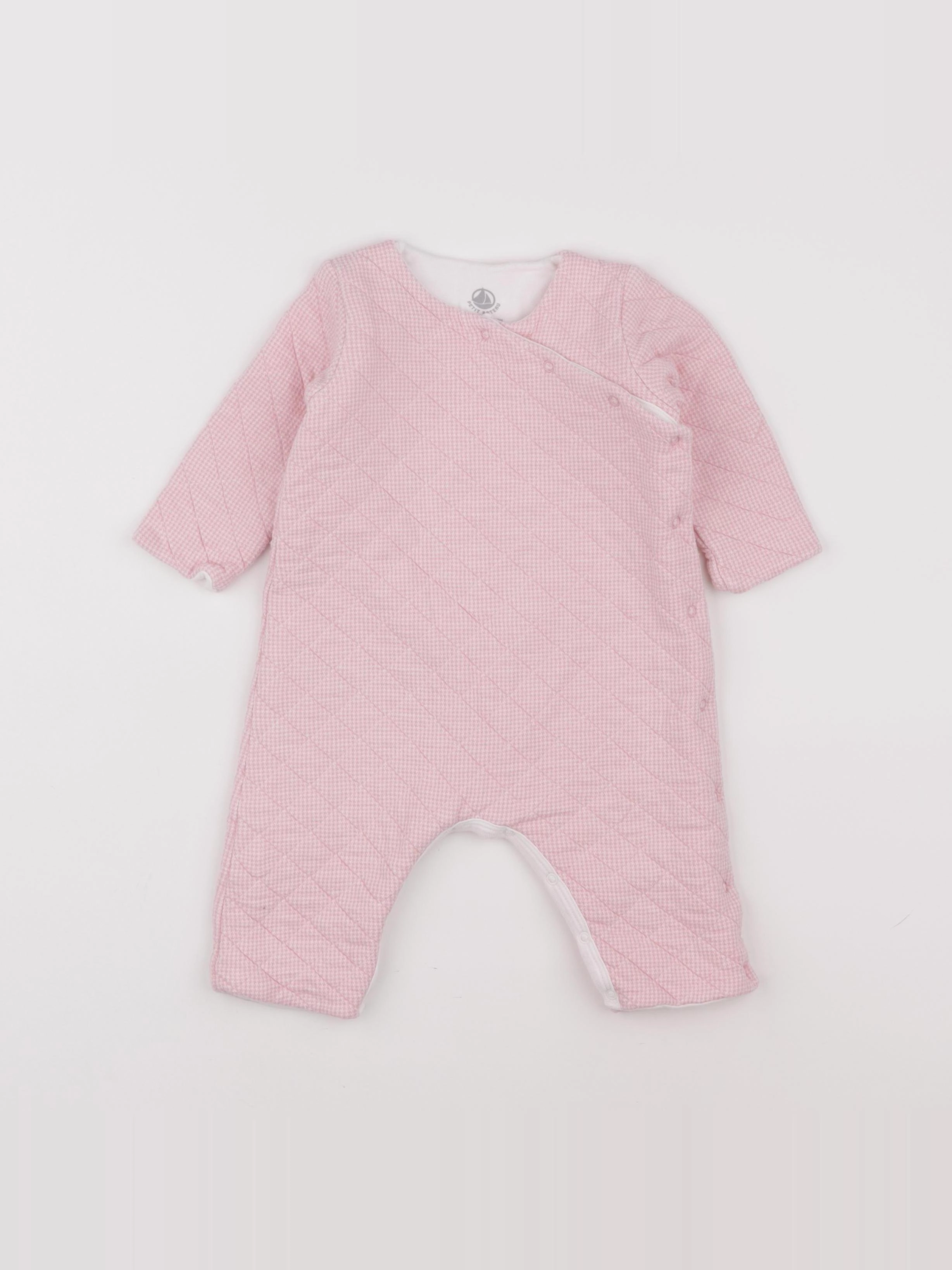 Petit Bateau - combinaison rose - 6 mois