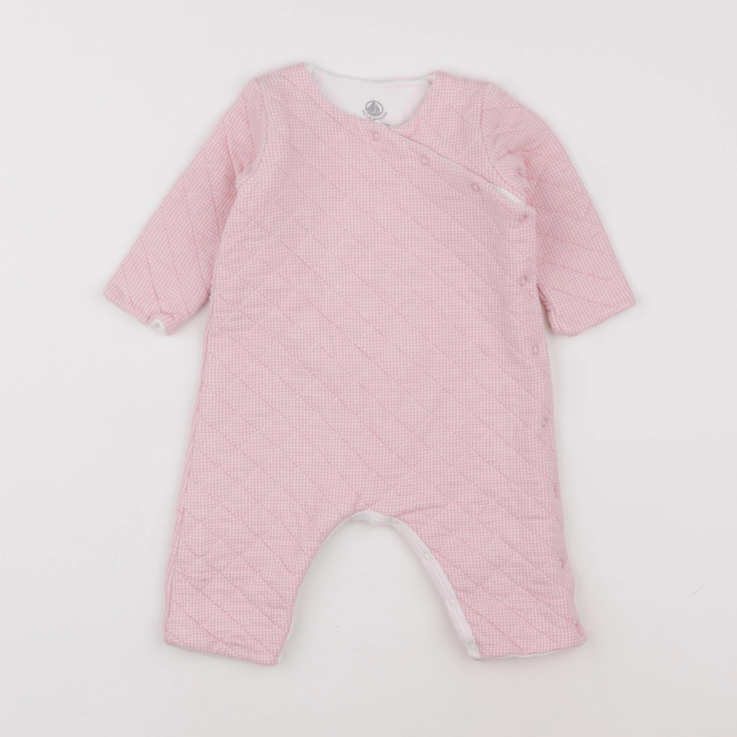 Petit Bateau - combinaison rose - 6 mois