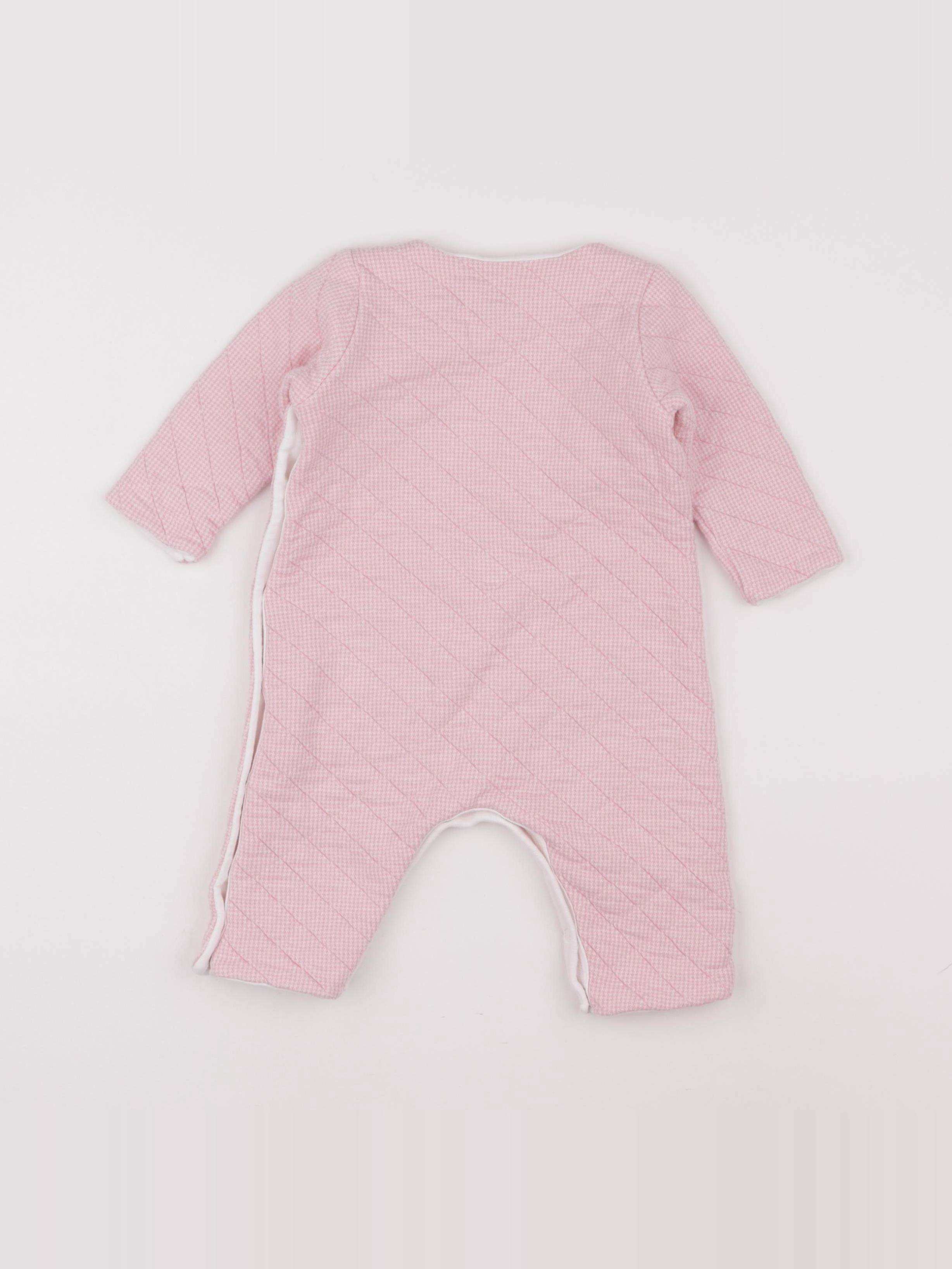 Petit Bateau - combinaison rose - 6 mois