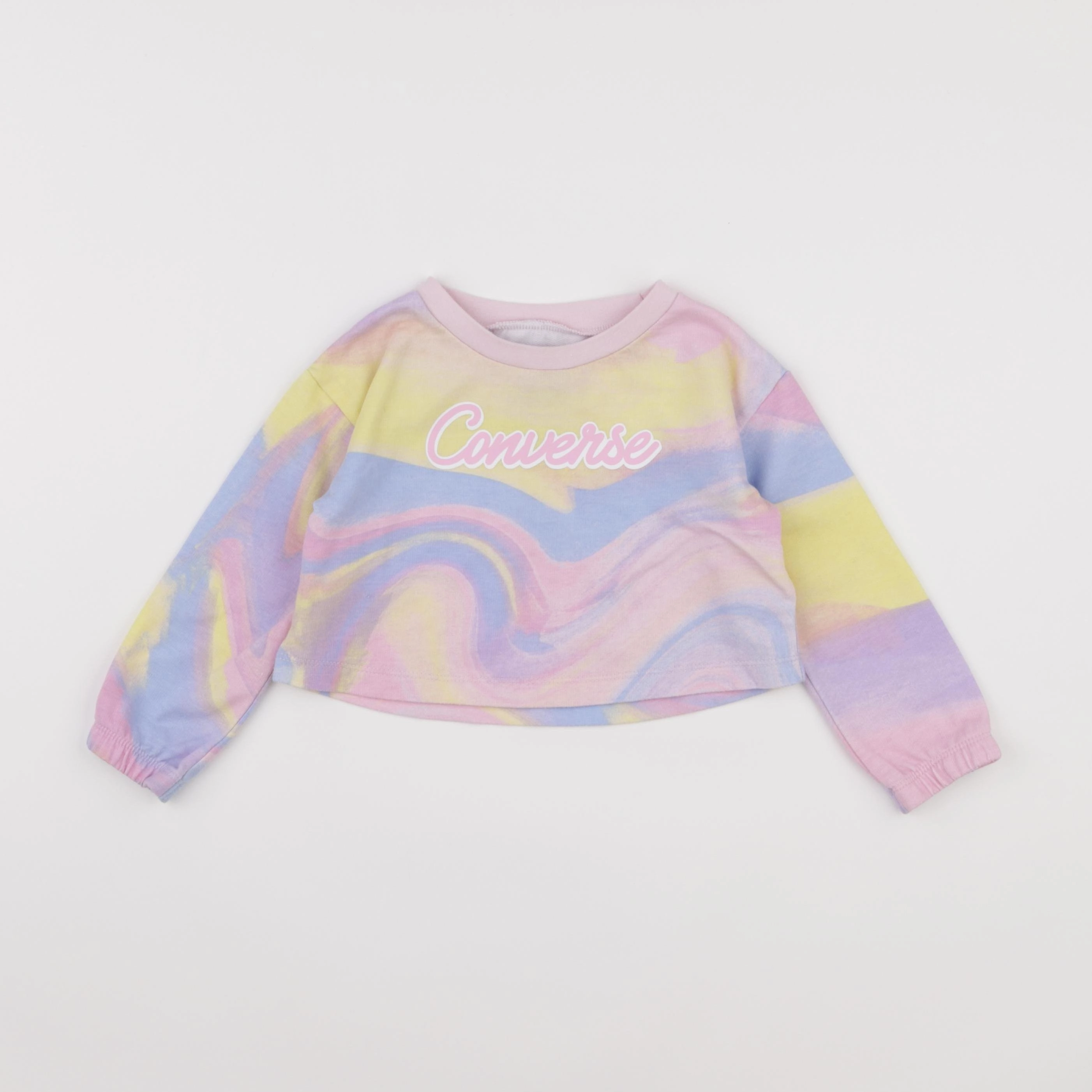 Converse - sweat multicolore - 24 mois