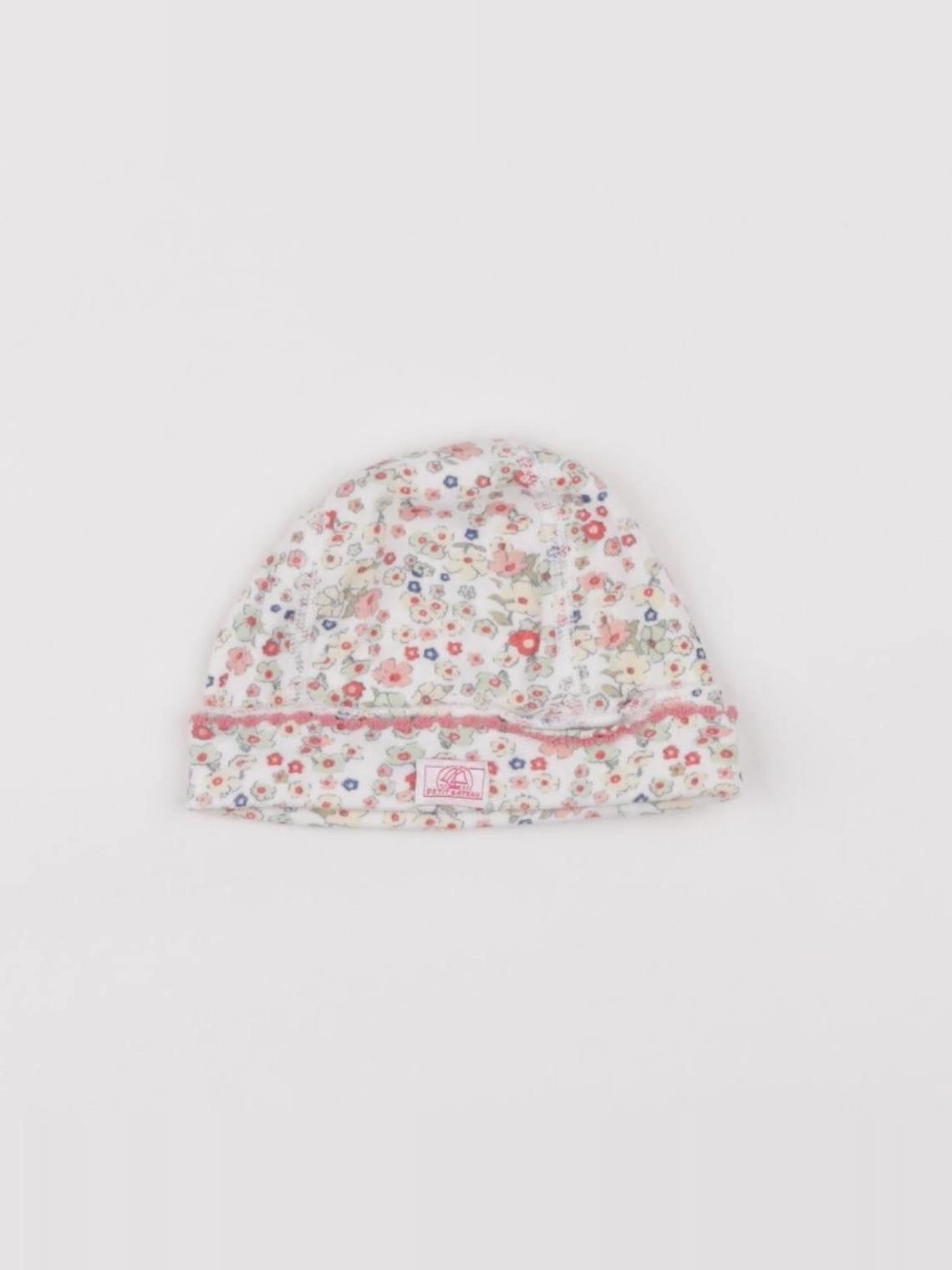 Petit Bateau - bonnet de naissance multicolore - 3 mois