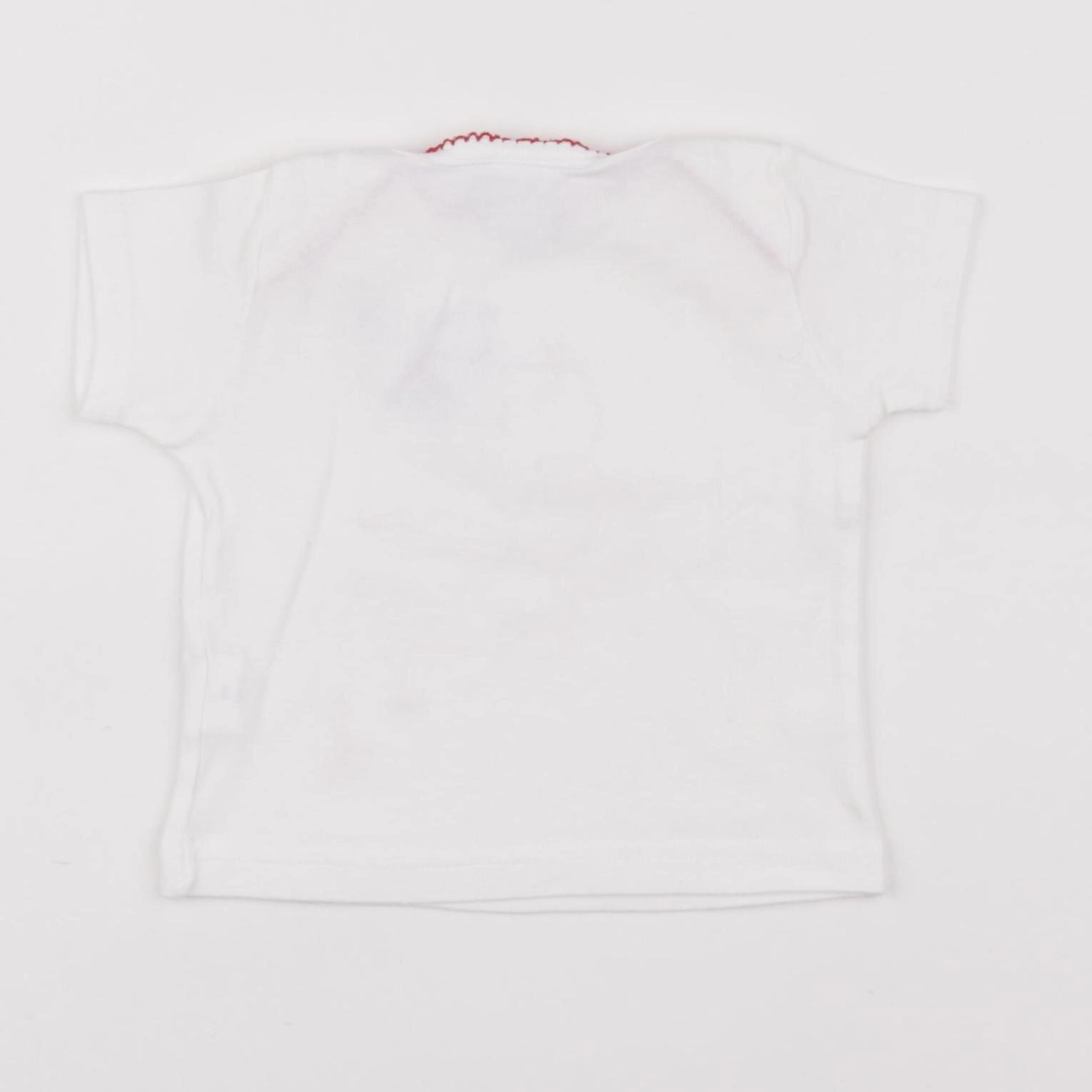 Petit Bateau - maillot de corps blanc - 6 mois