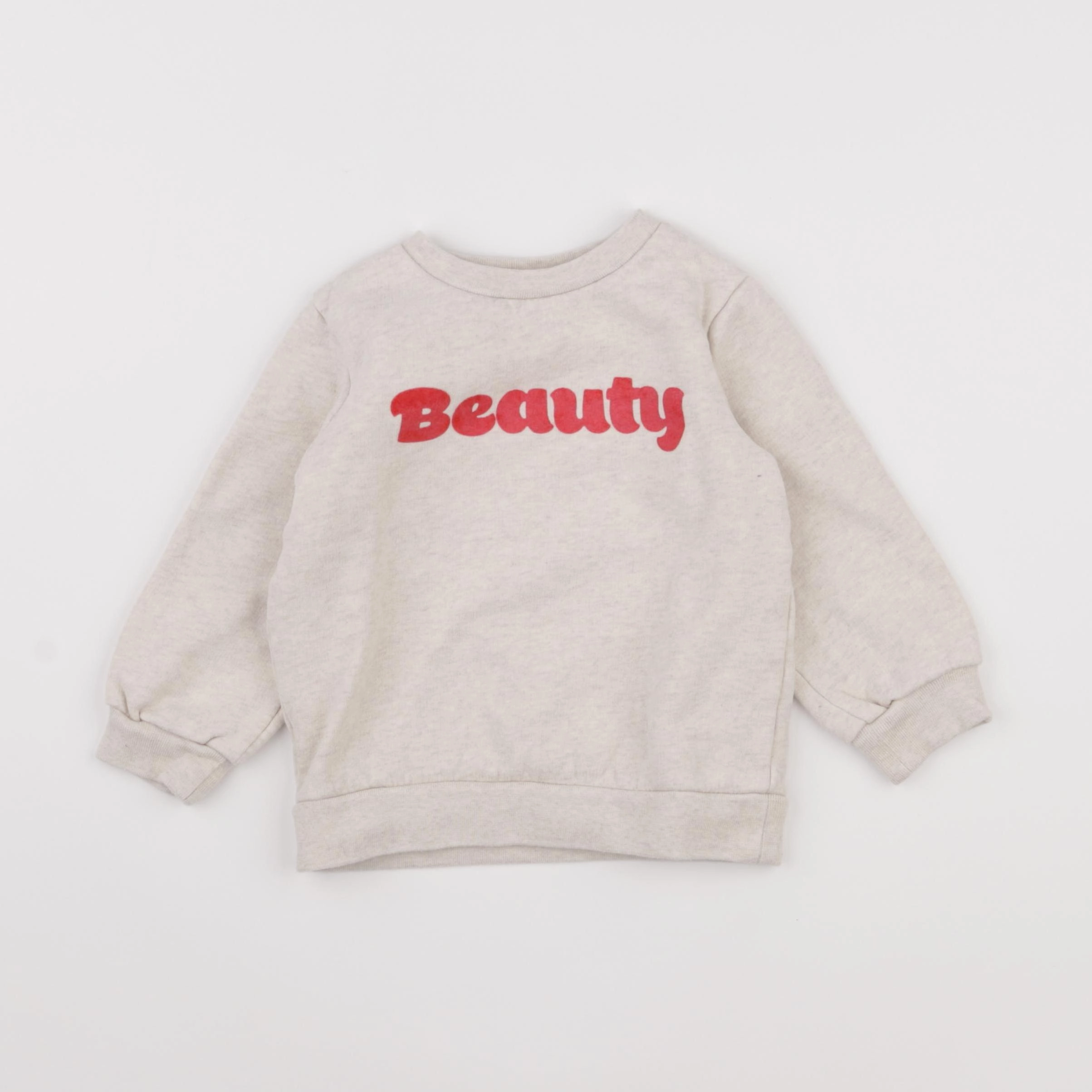 Little Cigogne - sweat beige - 3 ans