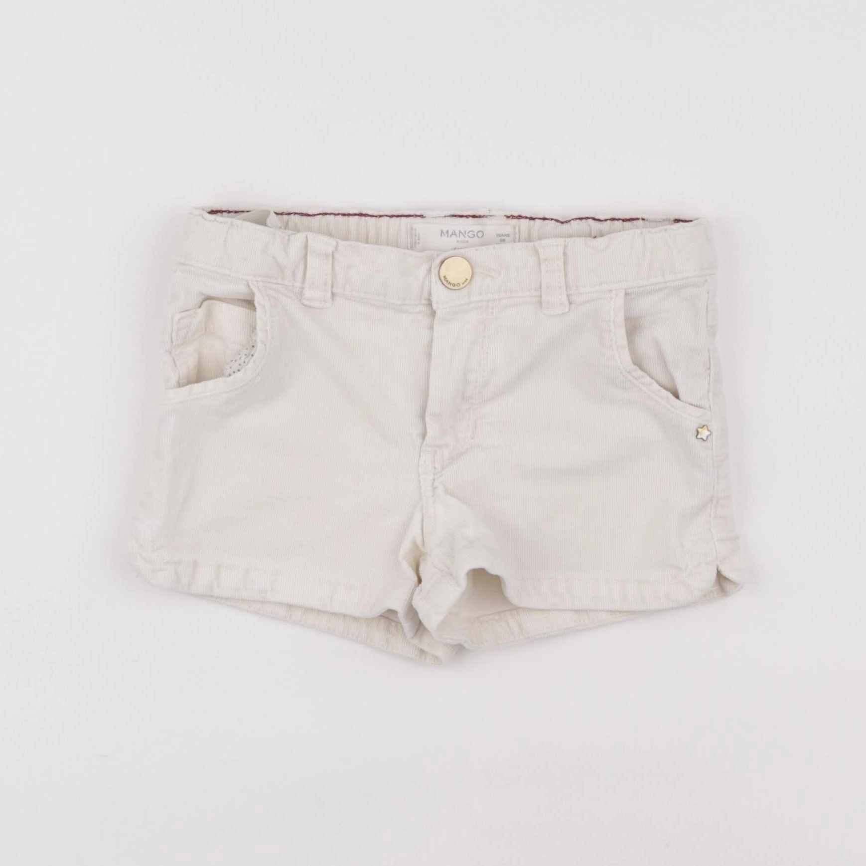 Mango - short blanc - 5/6 ans