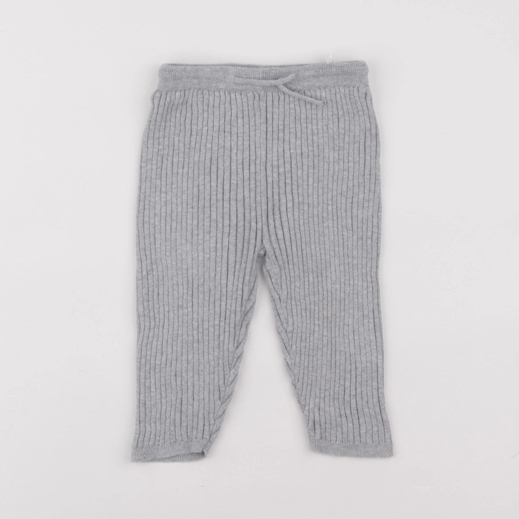 H&M - legging gris - 9/12 mois