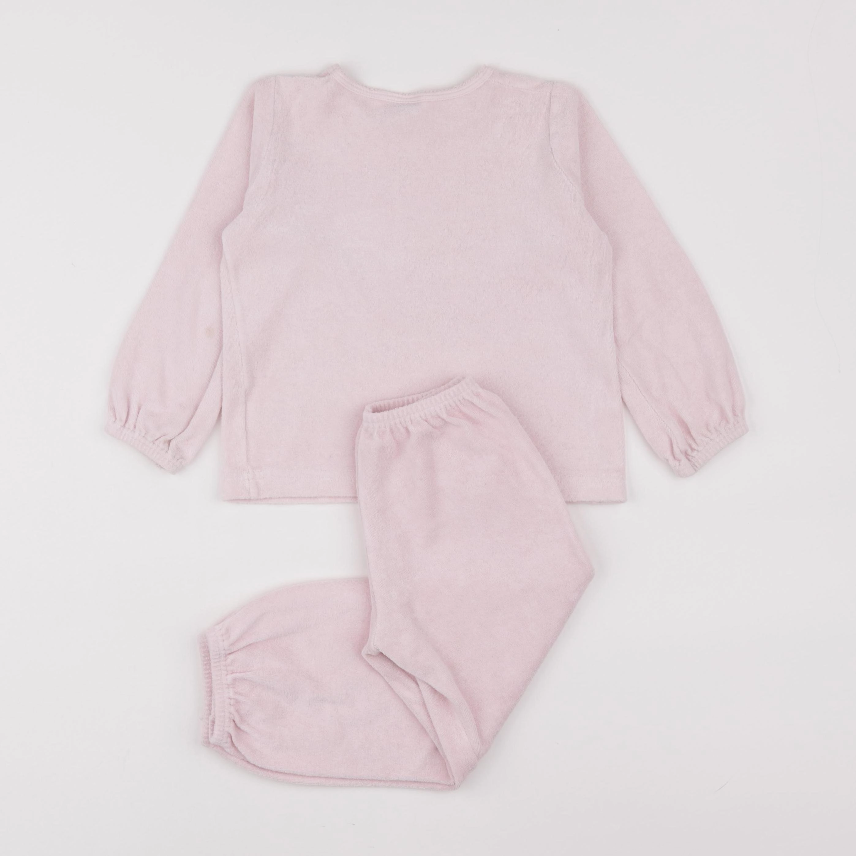 Petit Bateau - pyjama velours rose - 4 ans
