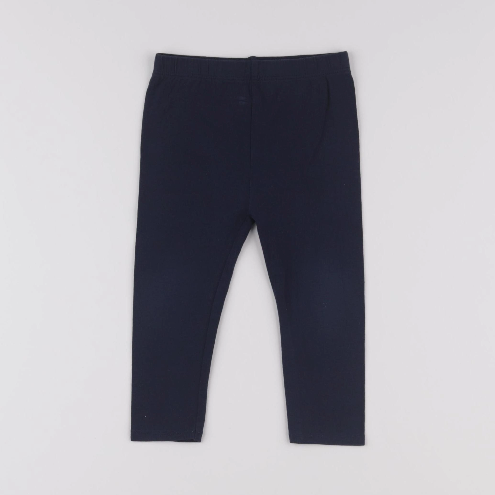 Vertbaudet - legging bleu - 18 mois