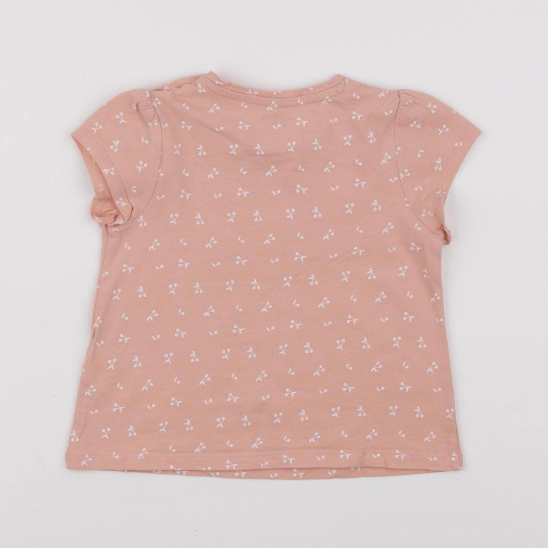 Vertbaudet - tee-shirt rose - 24 mois