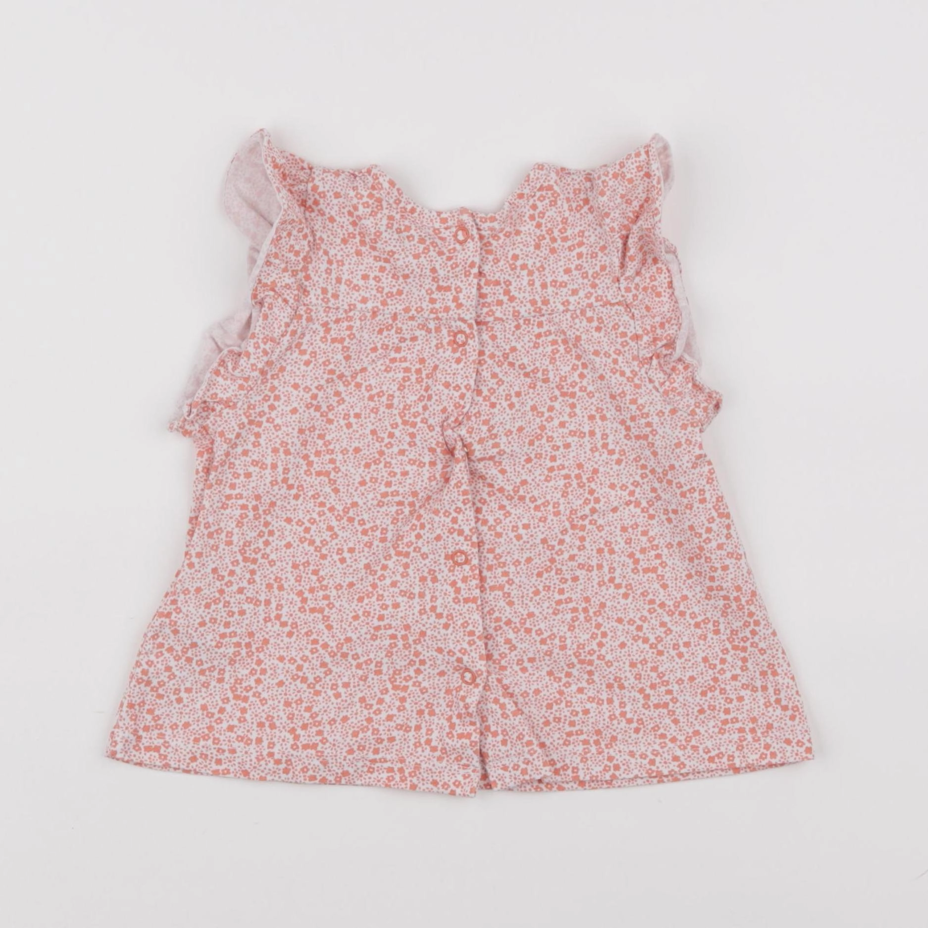Vertbaudet - tee-shirt orange - 24 mois