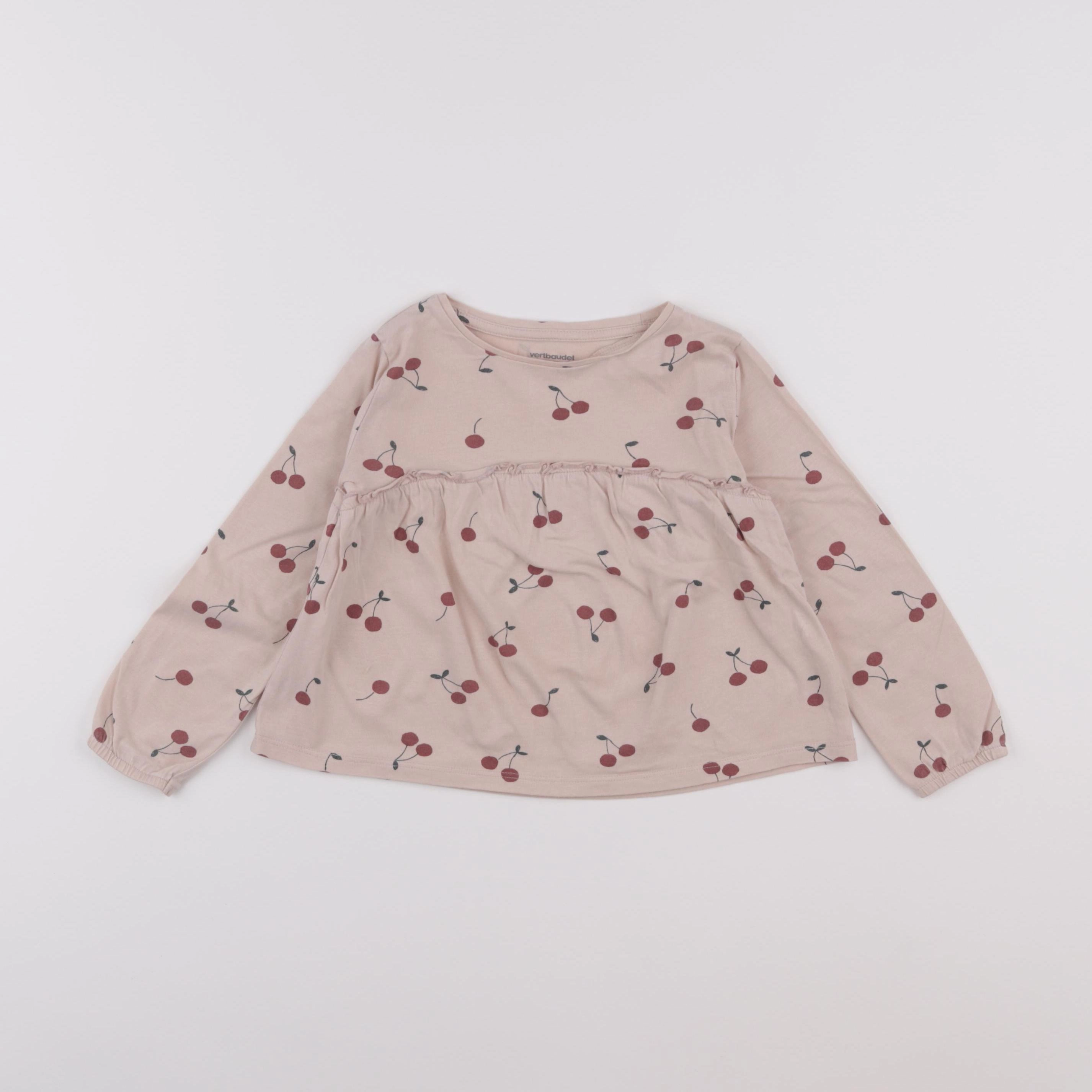 Vertbaudet - tee-shirt rose - 3 ans