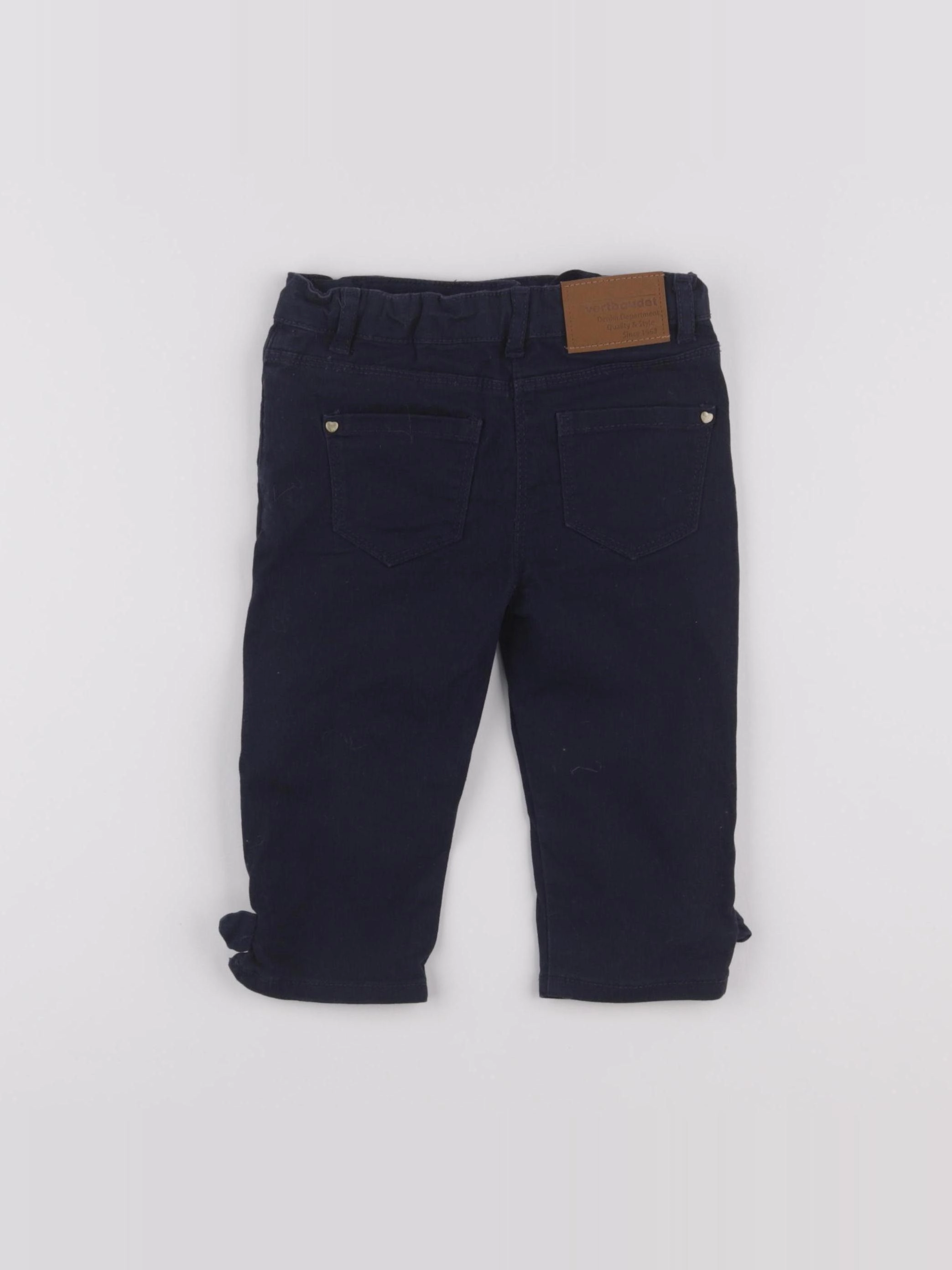 Vertbaudet - pantalon bleu - 3 ans