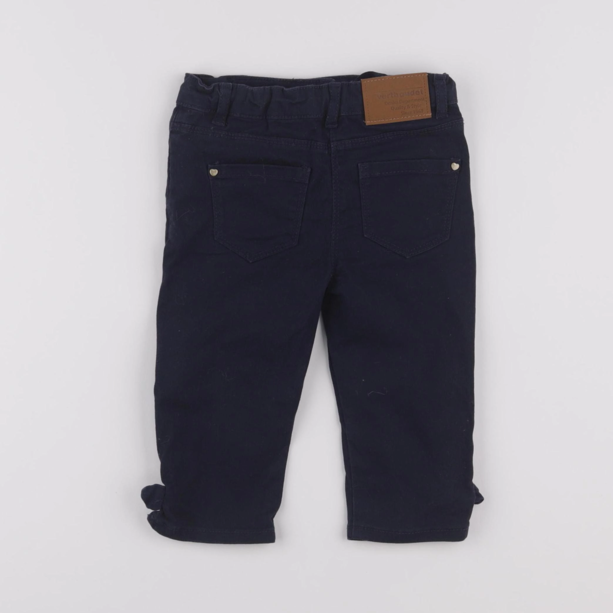 Vertbaudet - pantalon bleu - 3 ans