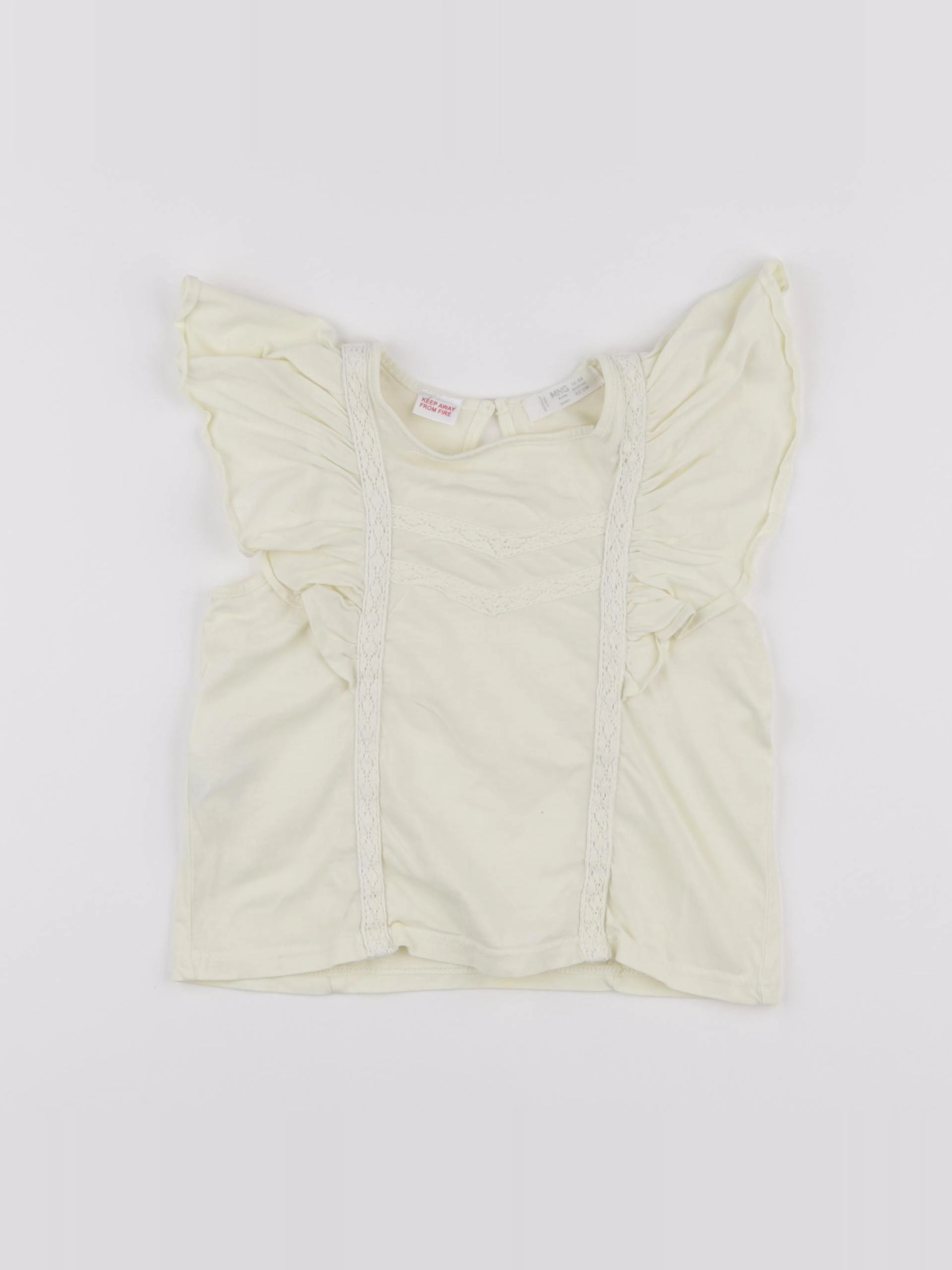 Mango - blouse jaune - 18/24 mois