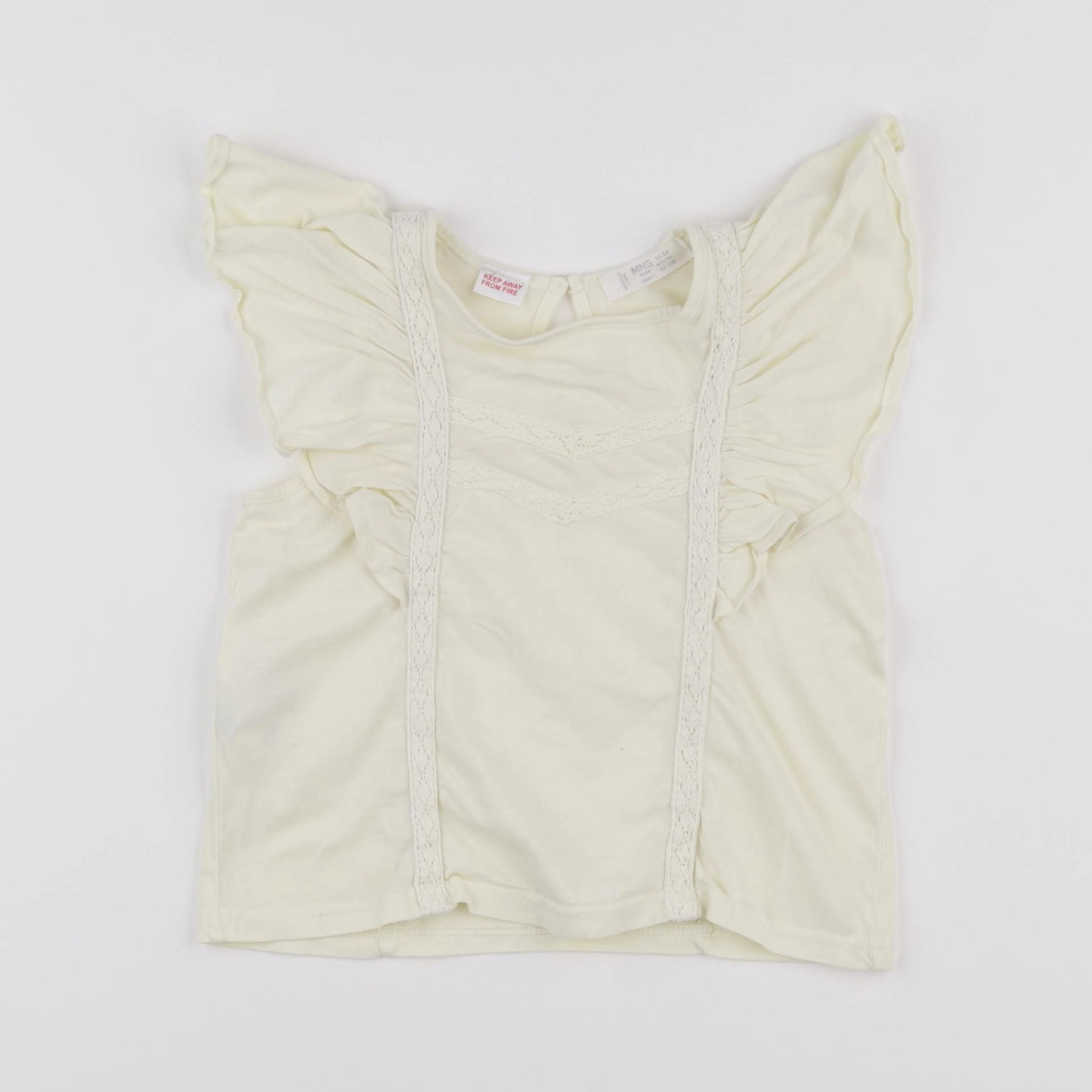 Mango - blouse jaune - 18/24 mois