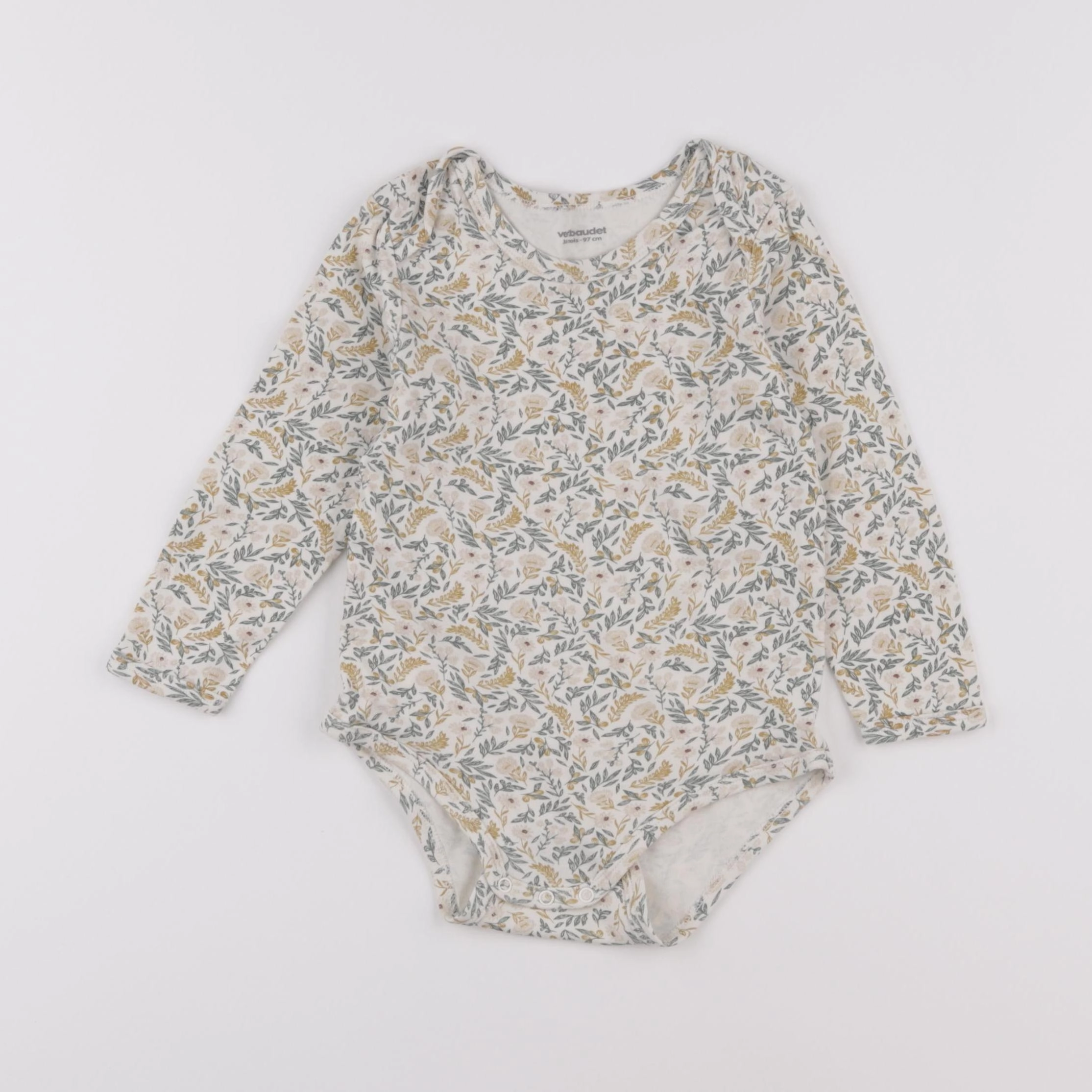 Vertbaudet - body vert - 36 mois