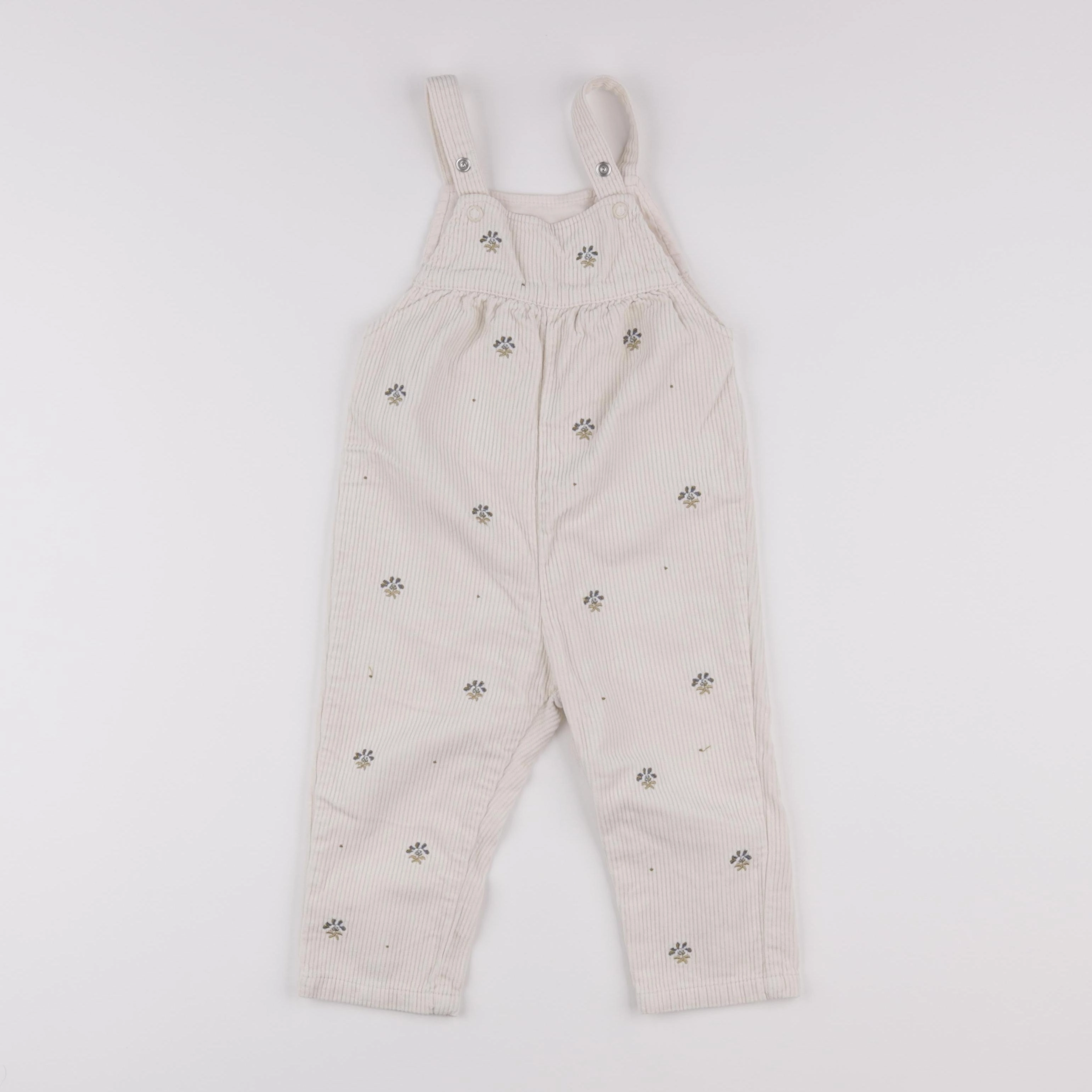 Vertbaudet - salopette beige - 24 mois