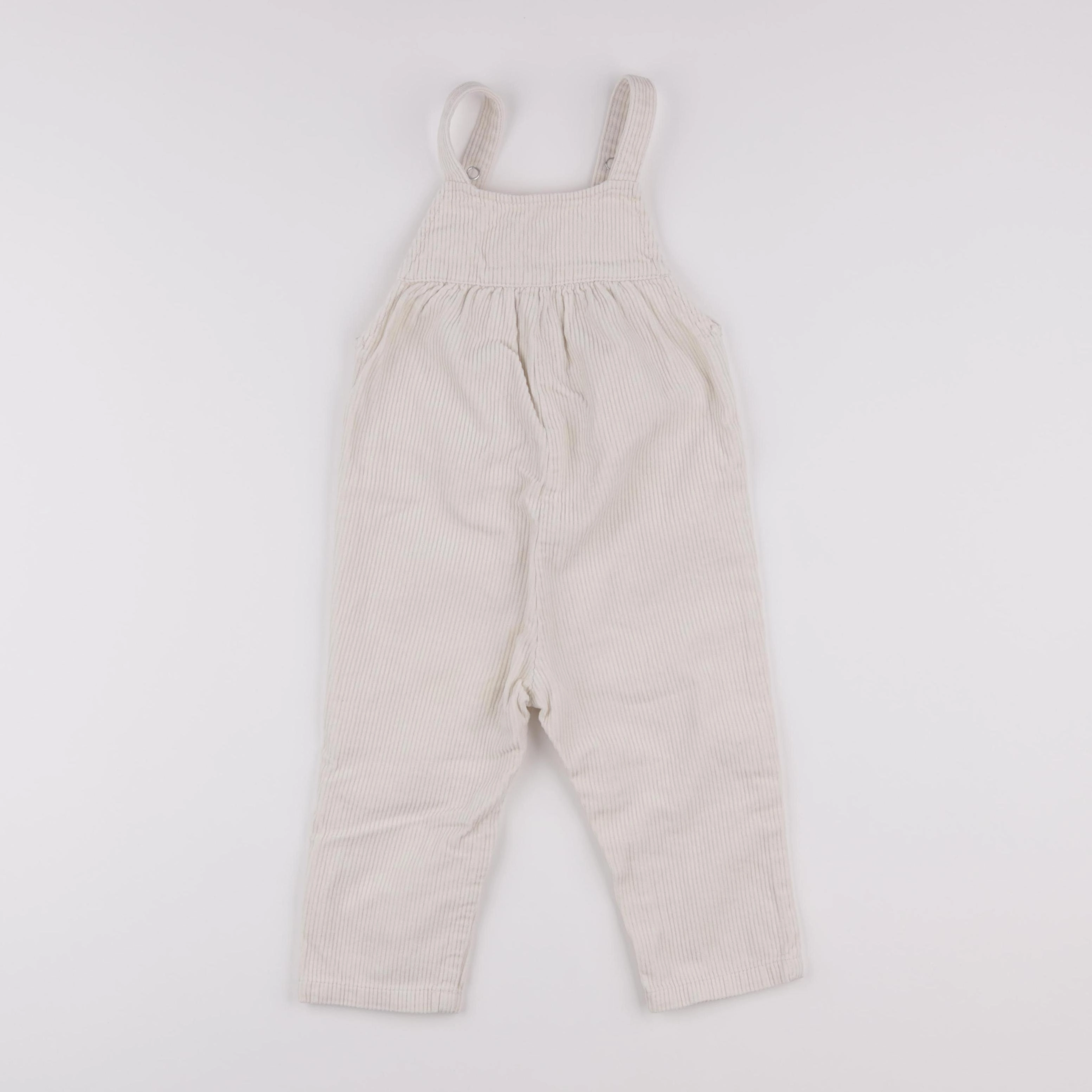 Vertbaudet - salopette beige - 24 mois