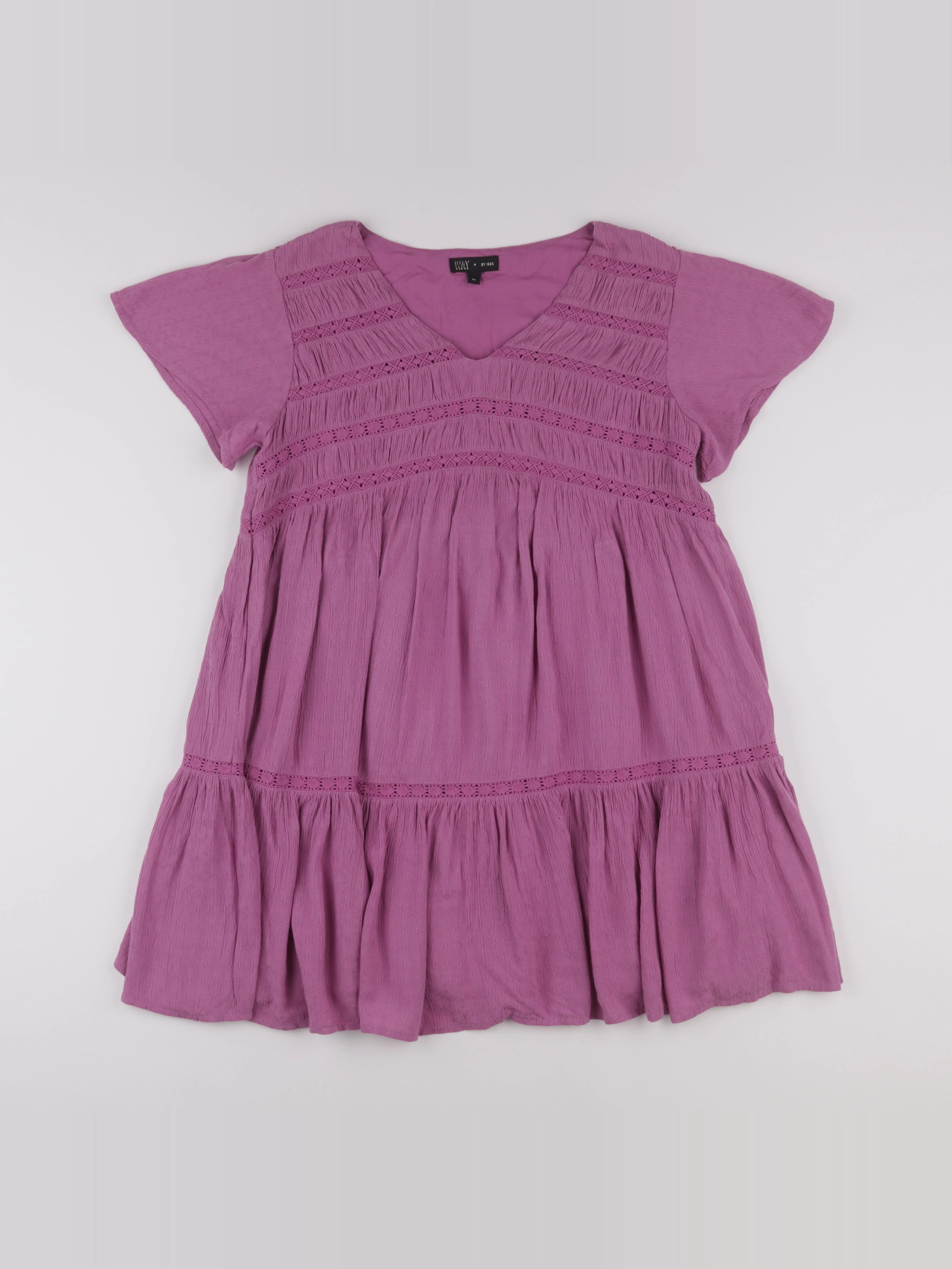 IKKS - robe rose - 12 ans