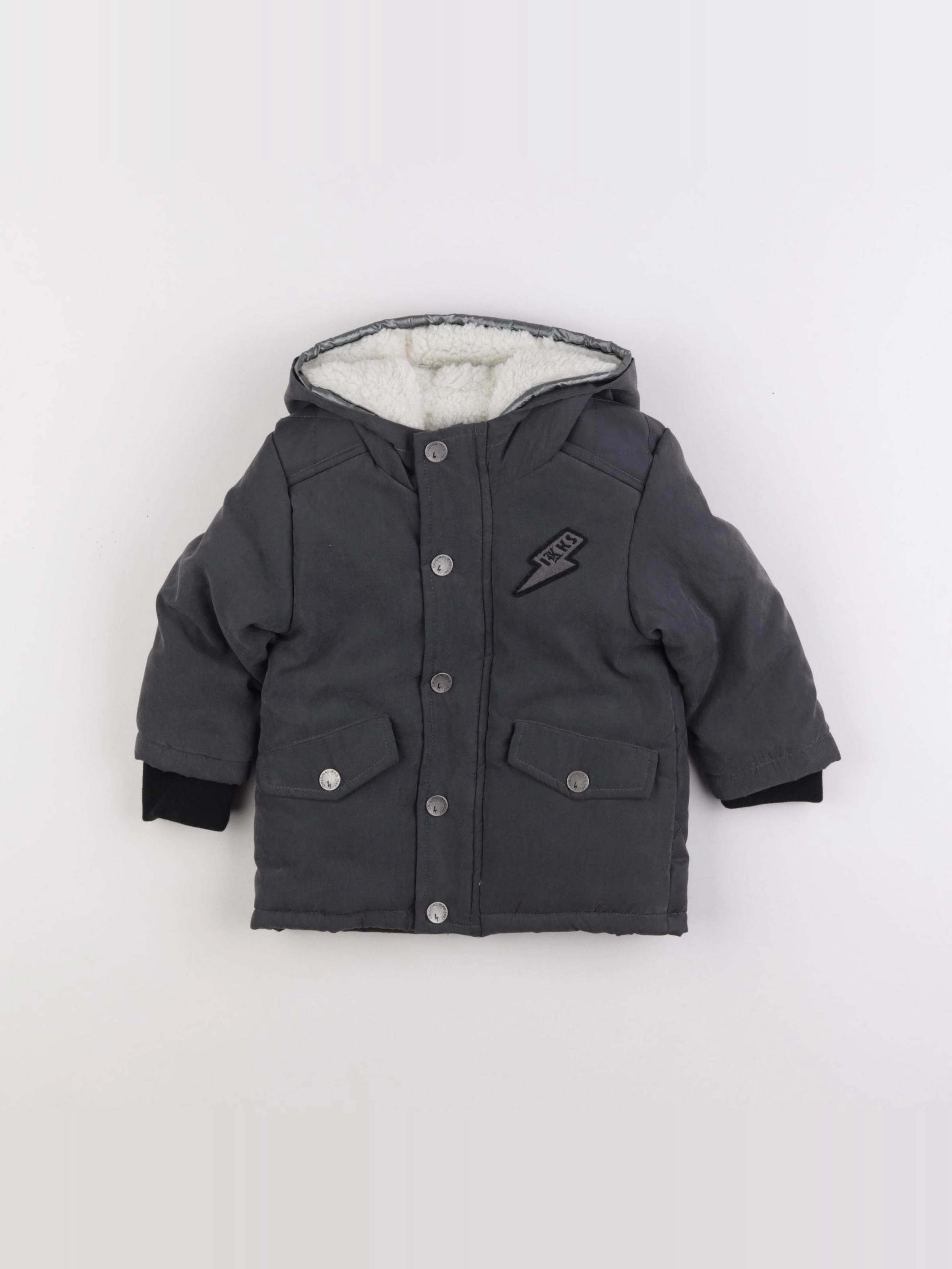 IKKS - manteau gris - 12 mois