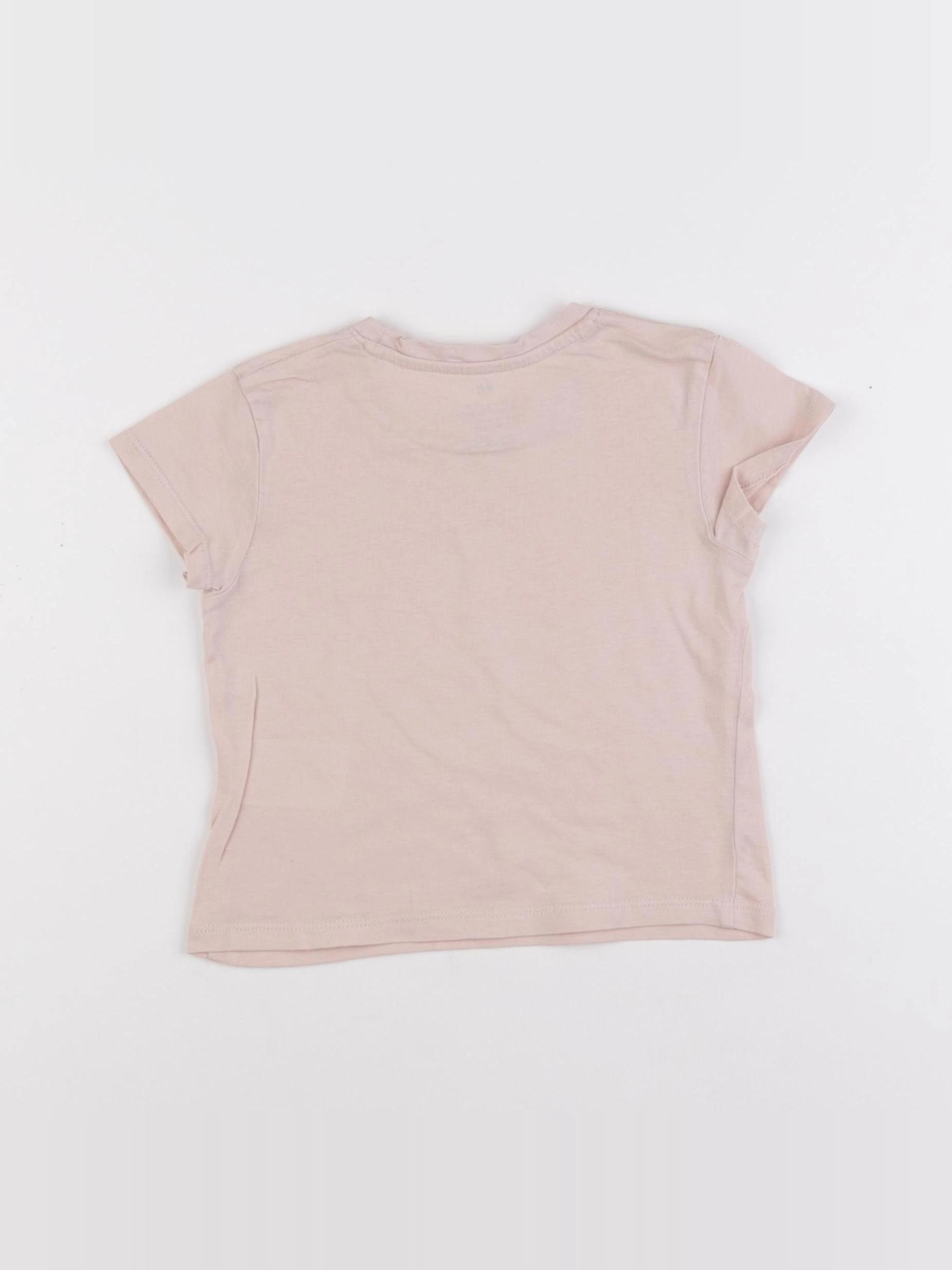 H&M - tee-shirt rose - 18/24 mois