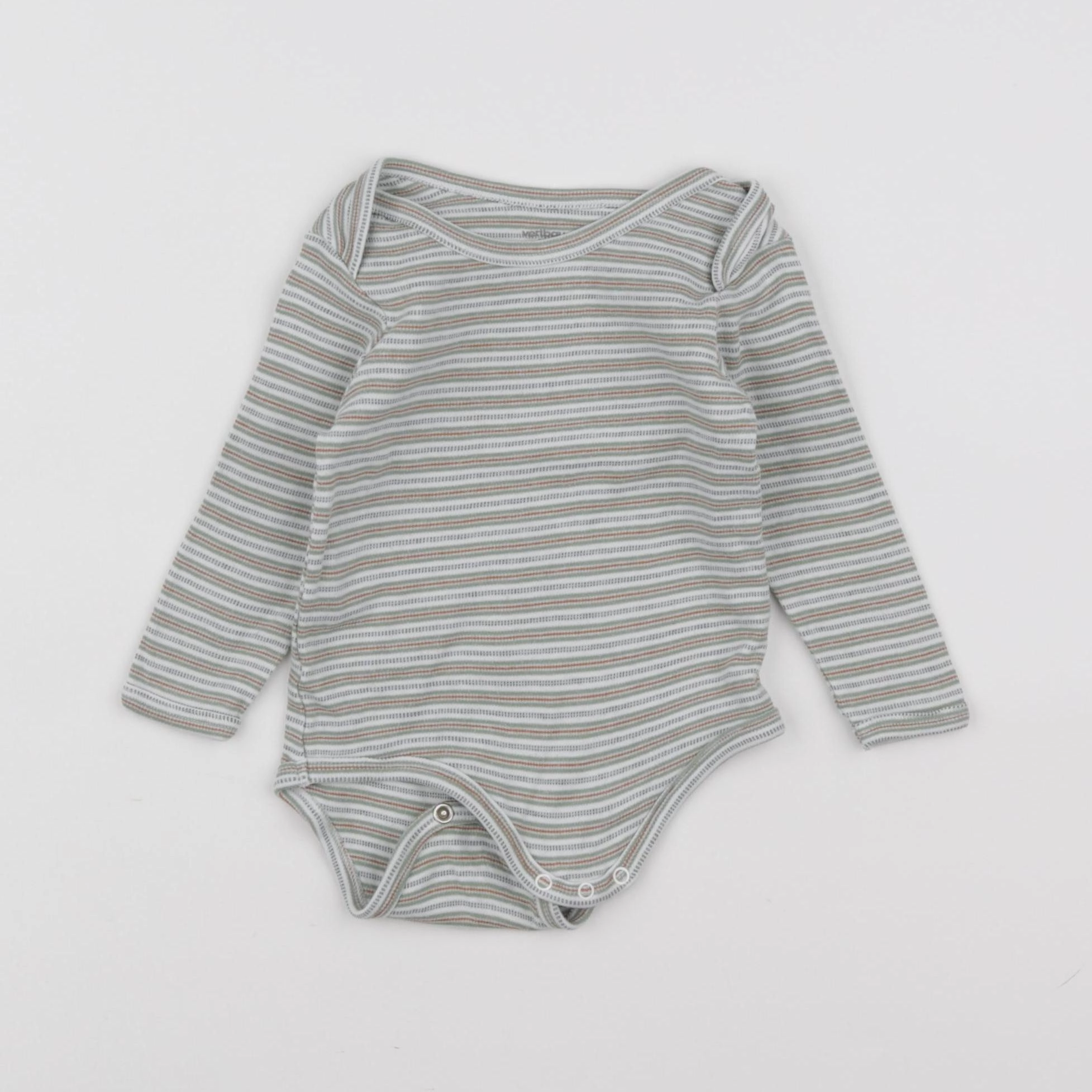 Vertbaudet - body vert - 12 mois