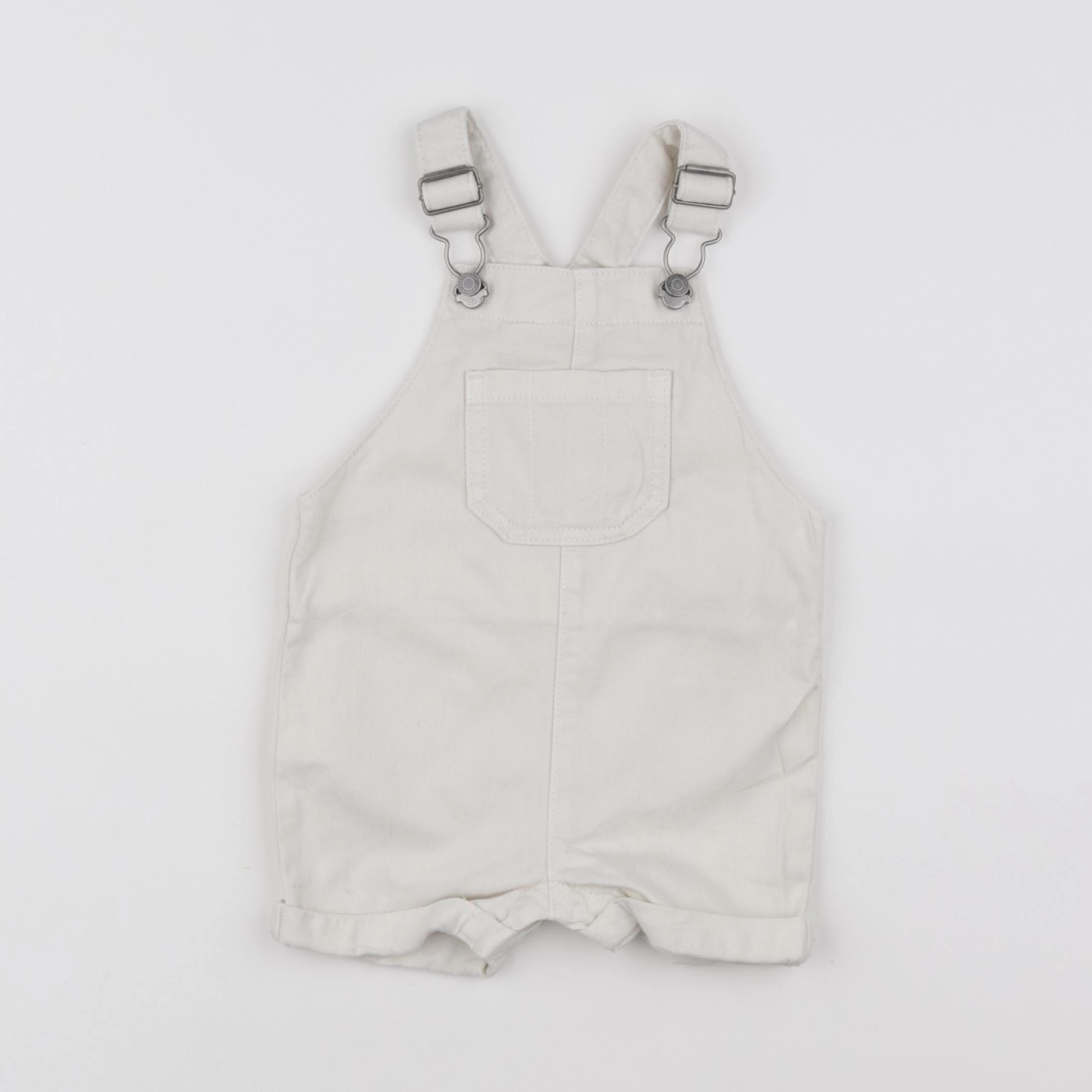 Vertbaudet - salopette beige - 9 mois