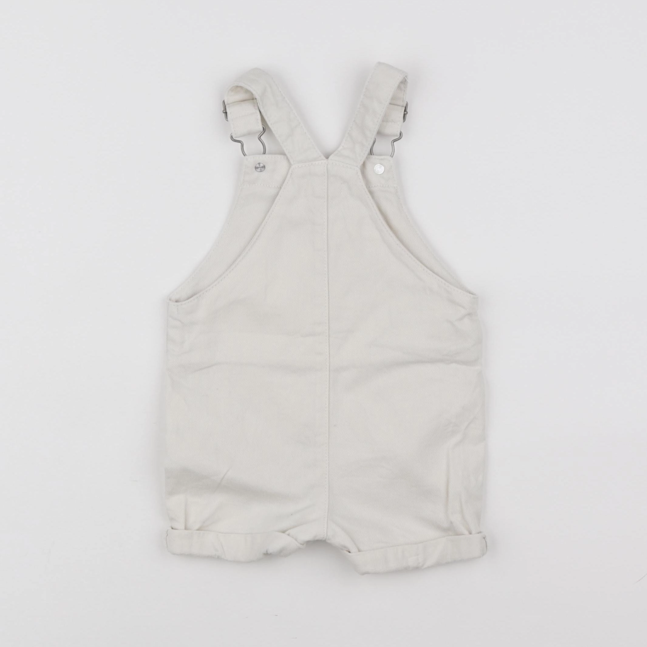 Vertbaudet - salopette beige - 9 mois