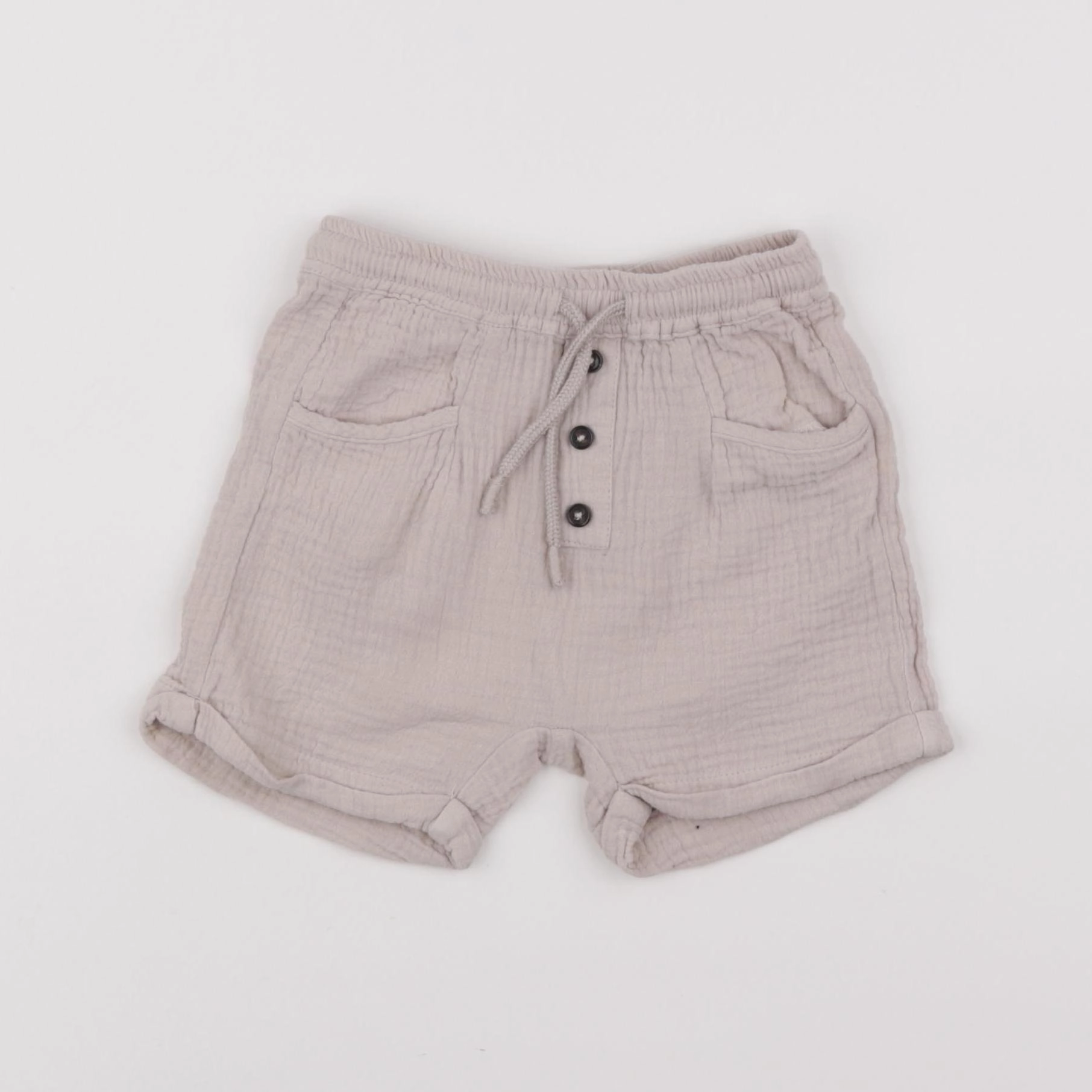 Vertbaudet - short marron - 24 mois