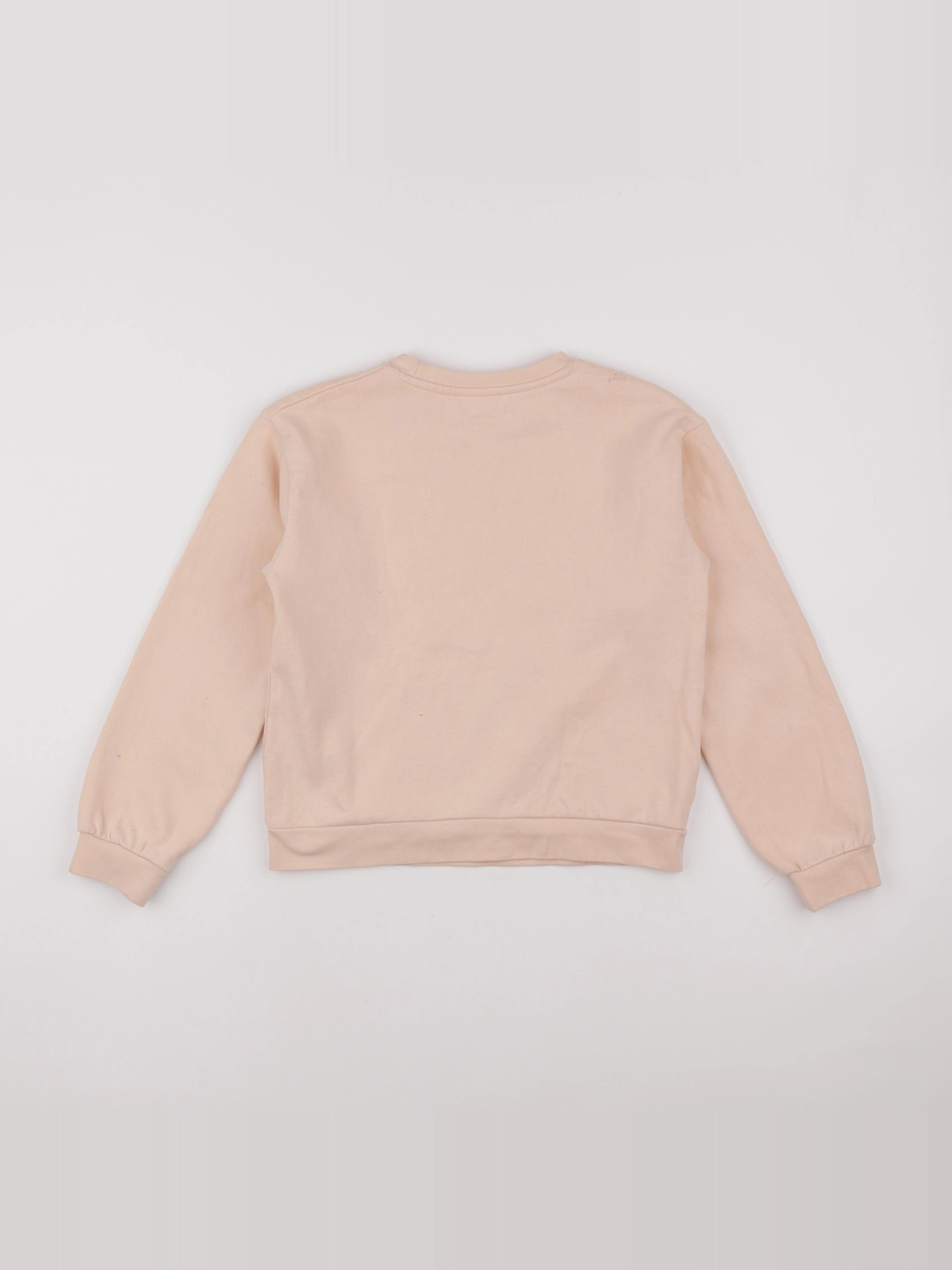 Vertbaudet - sweat orange - 10 ans