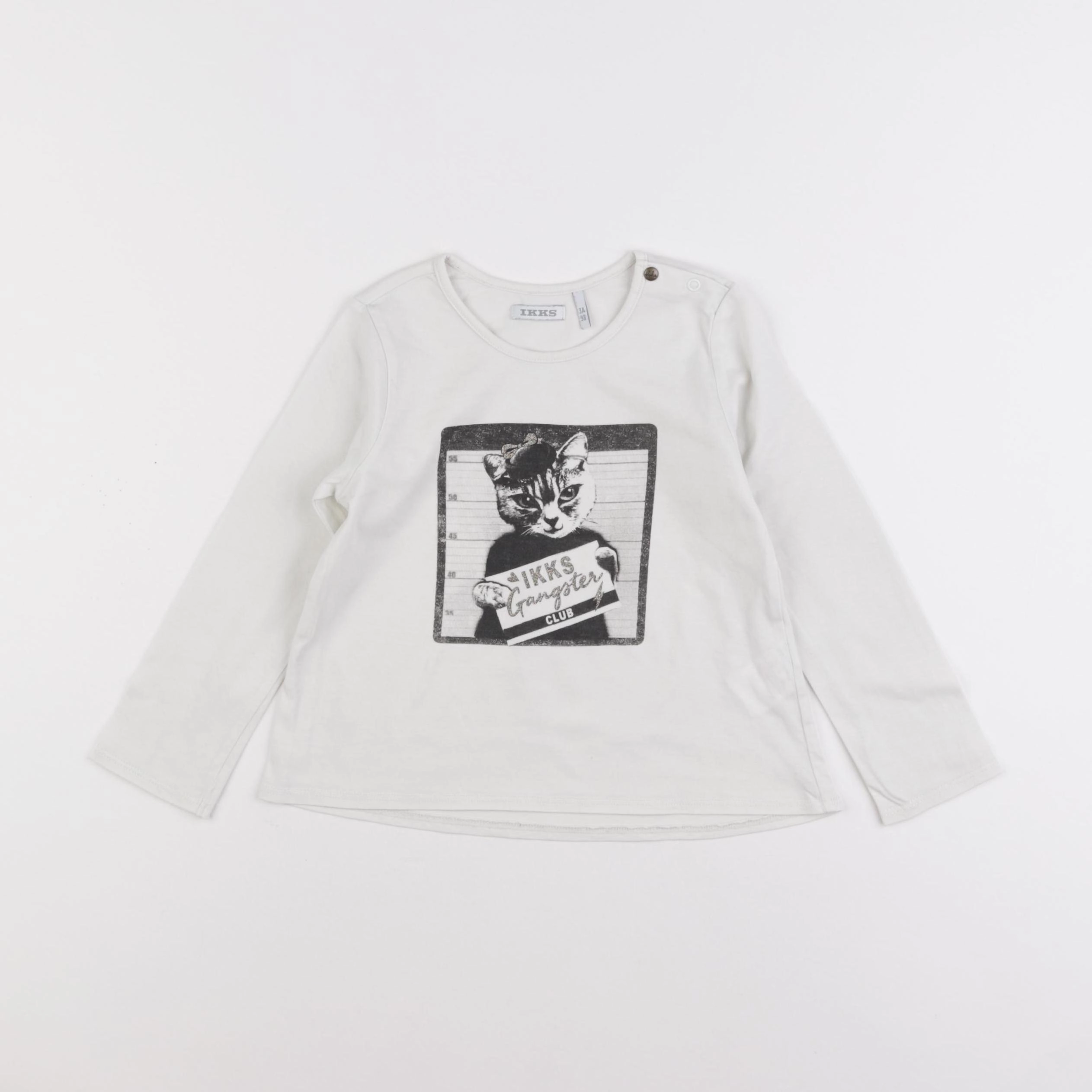 IKKS - tee-shirt blanc - 3 ans