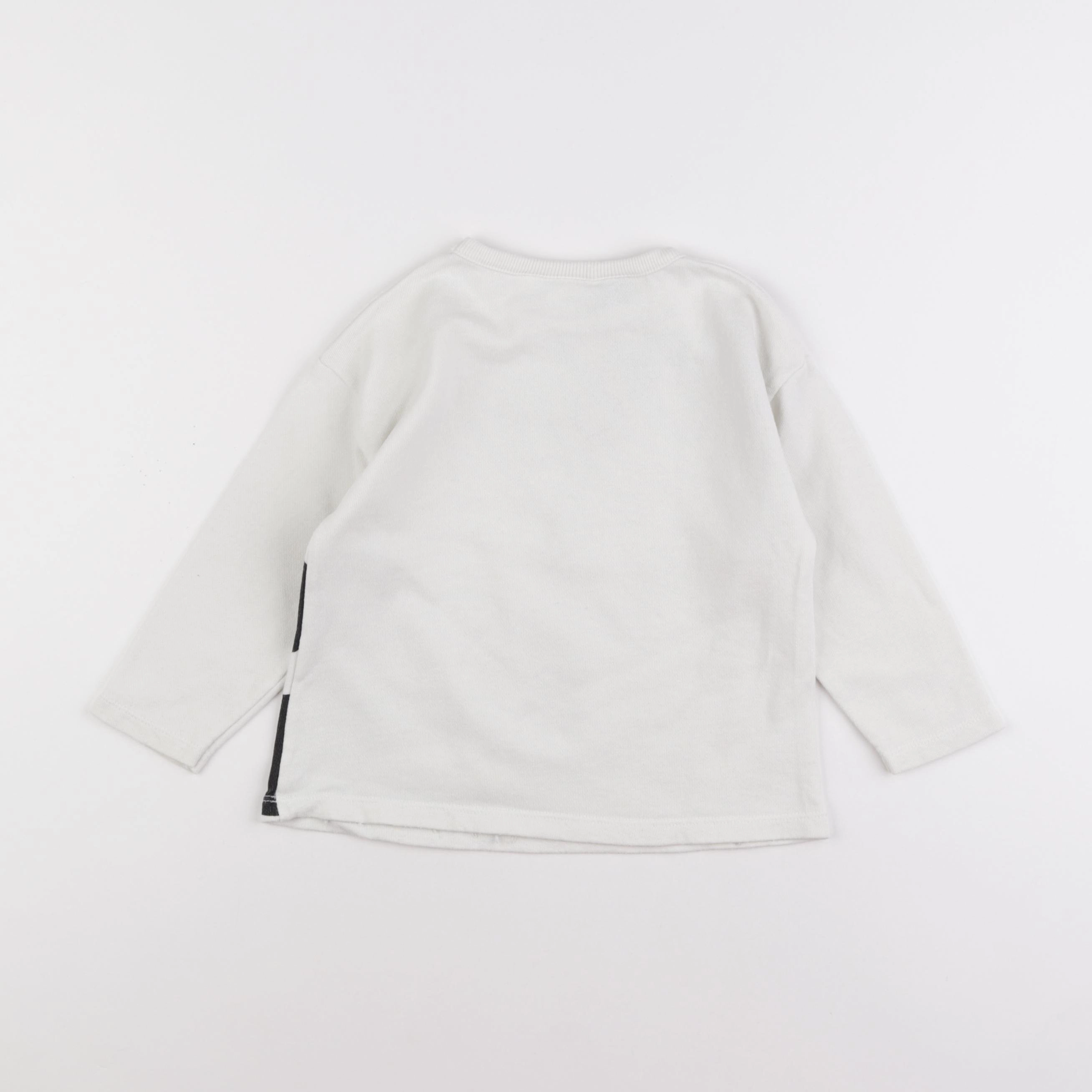 Zara - sweat blanc - 18/24 mois