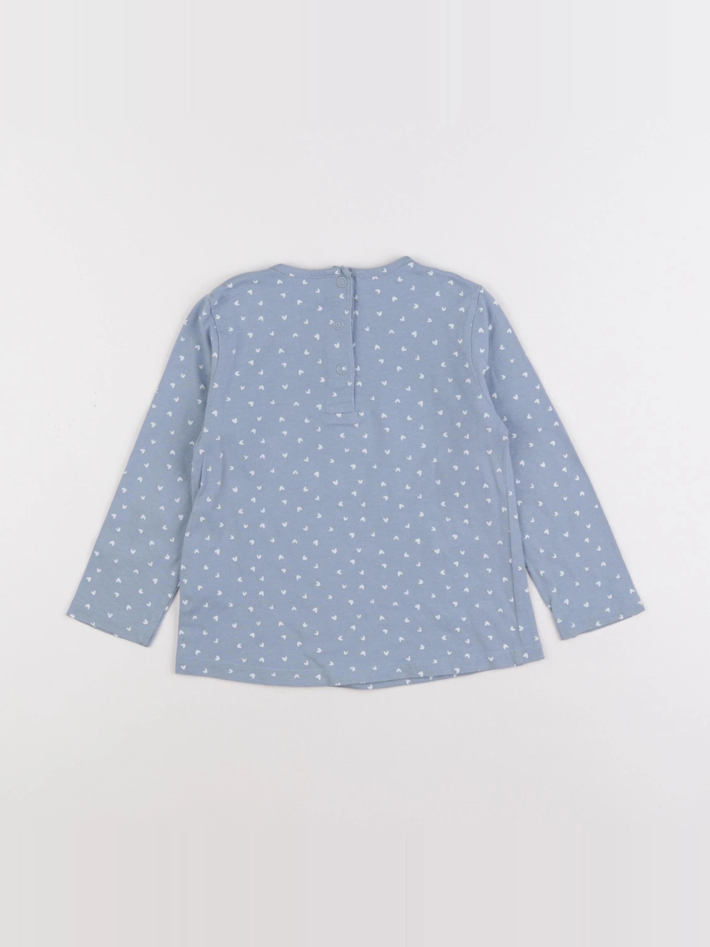 La Redoute - tee-shirt bleu - 3 ans