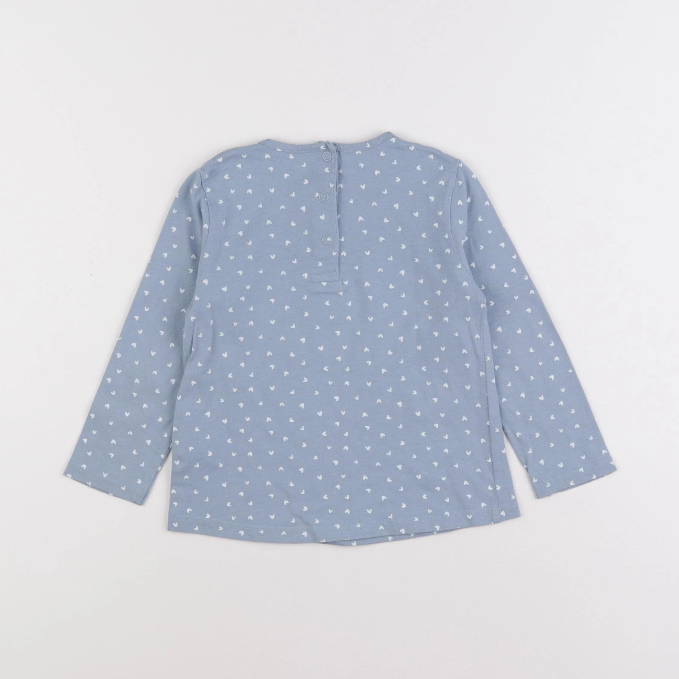 La Redoute - tee-shirt bleu - 3 ans
