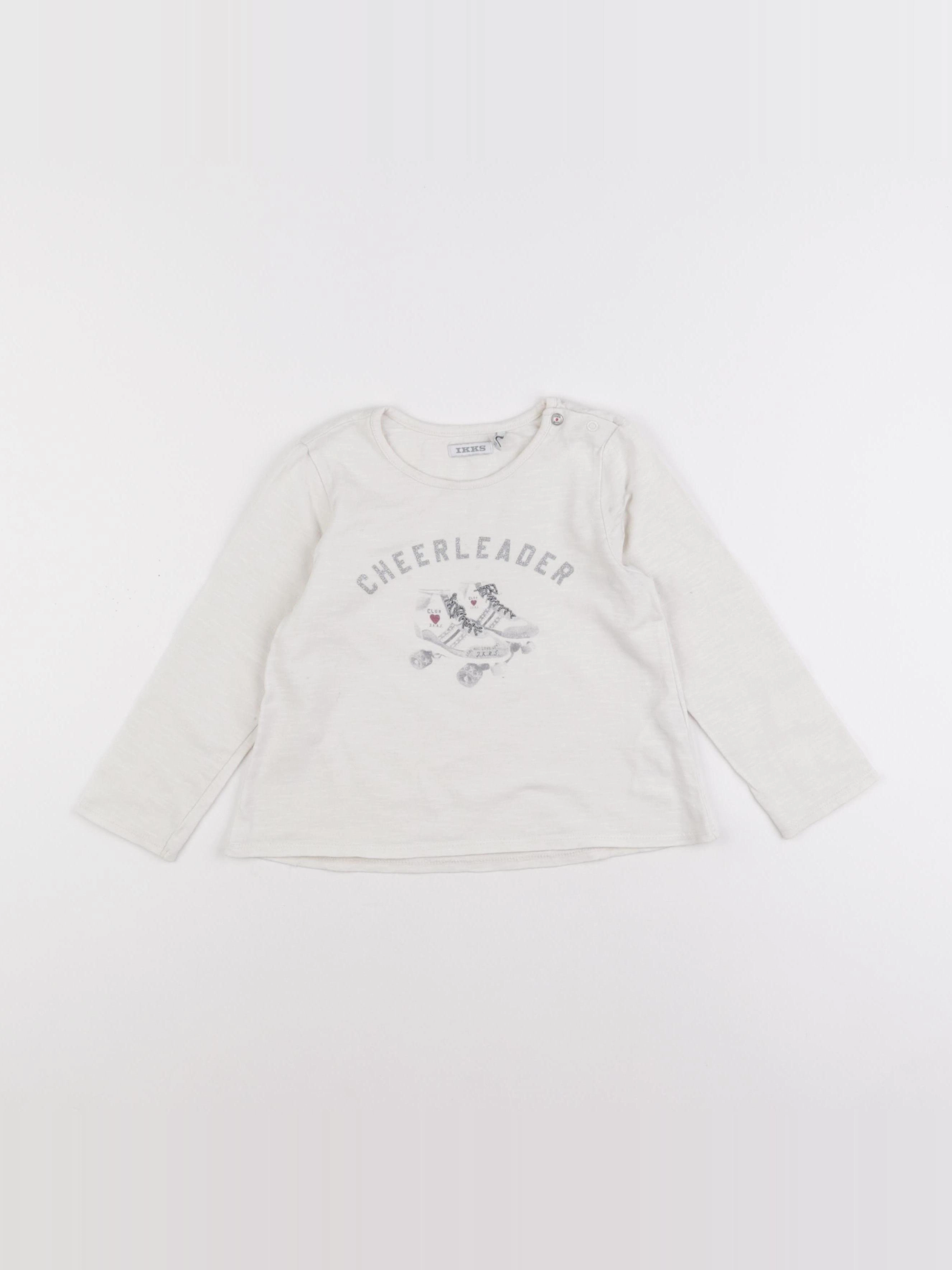 IKKS - tee-shirt beige - 3 ans