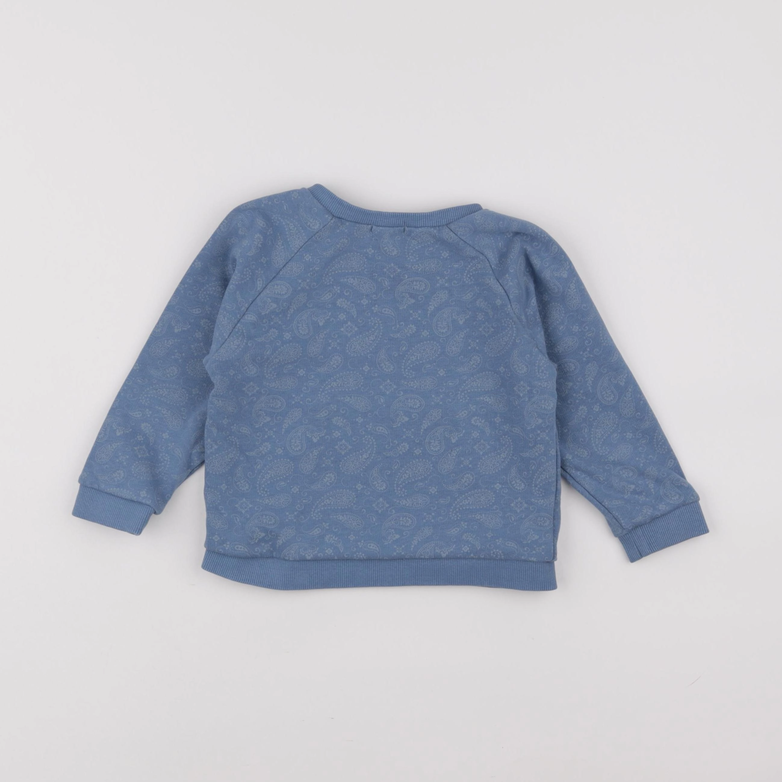 Vertbaudet - sweat bleu - 2 ans