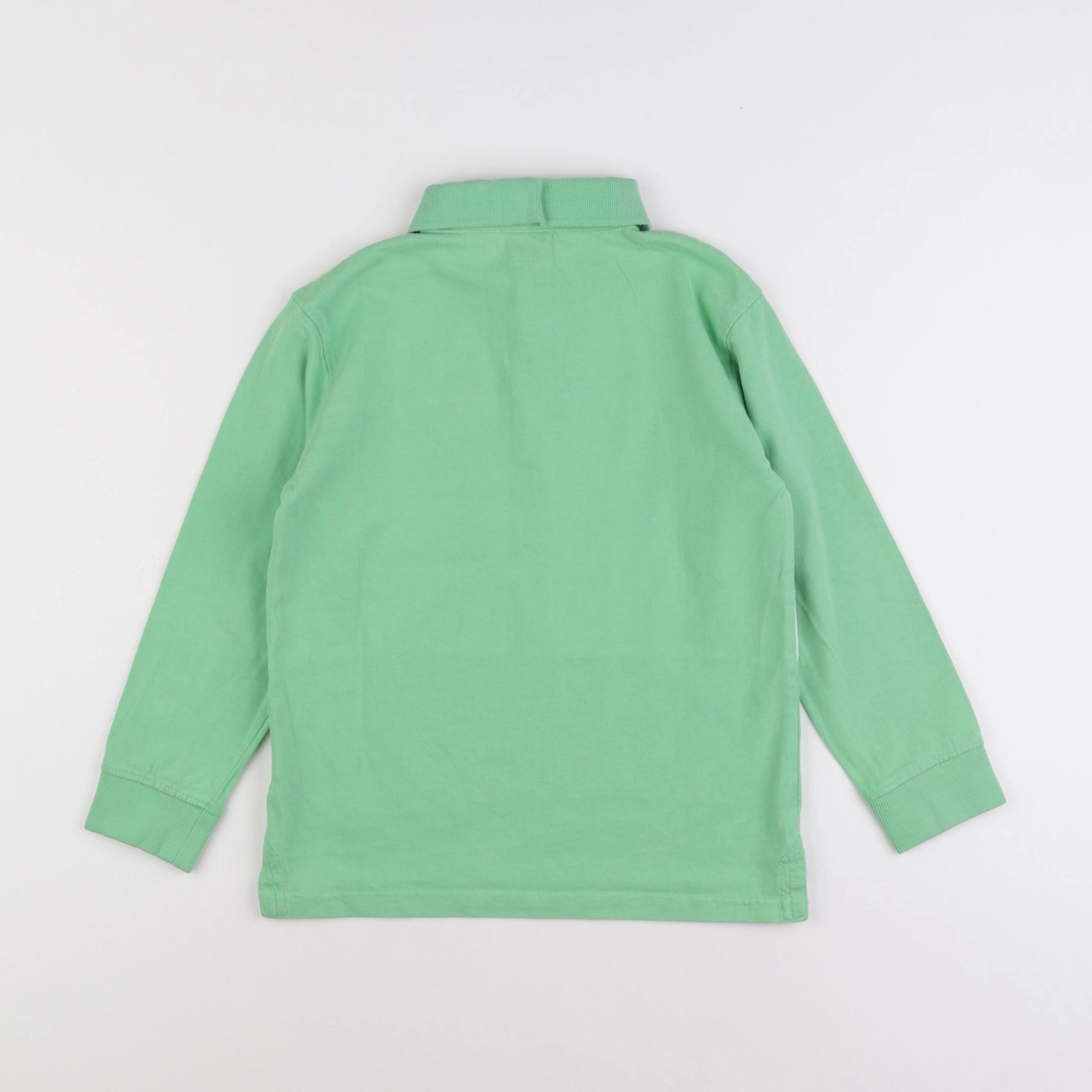 Vertbaudet - polo vert - 8 ans