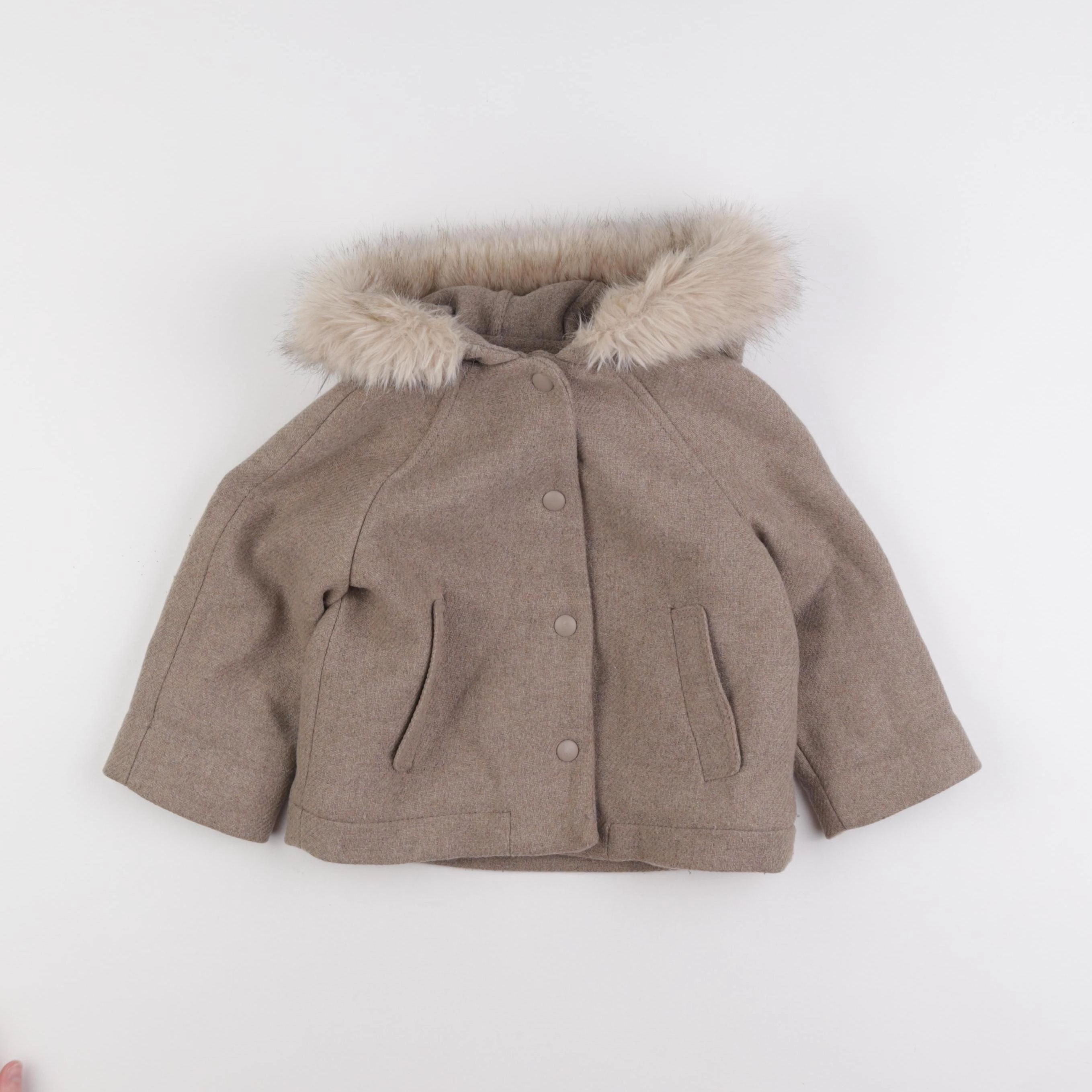 Zara - manteau marron - 2/3 ans