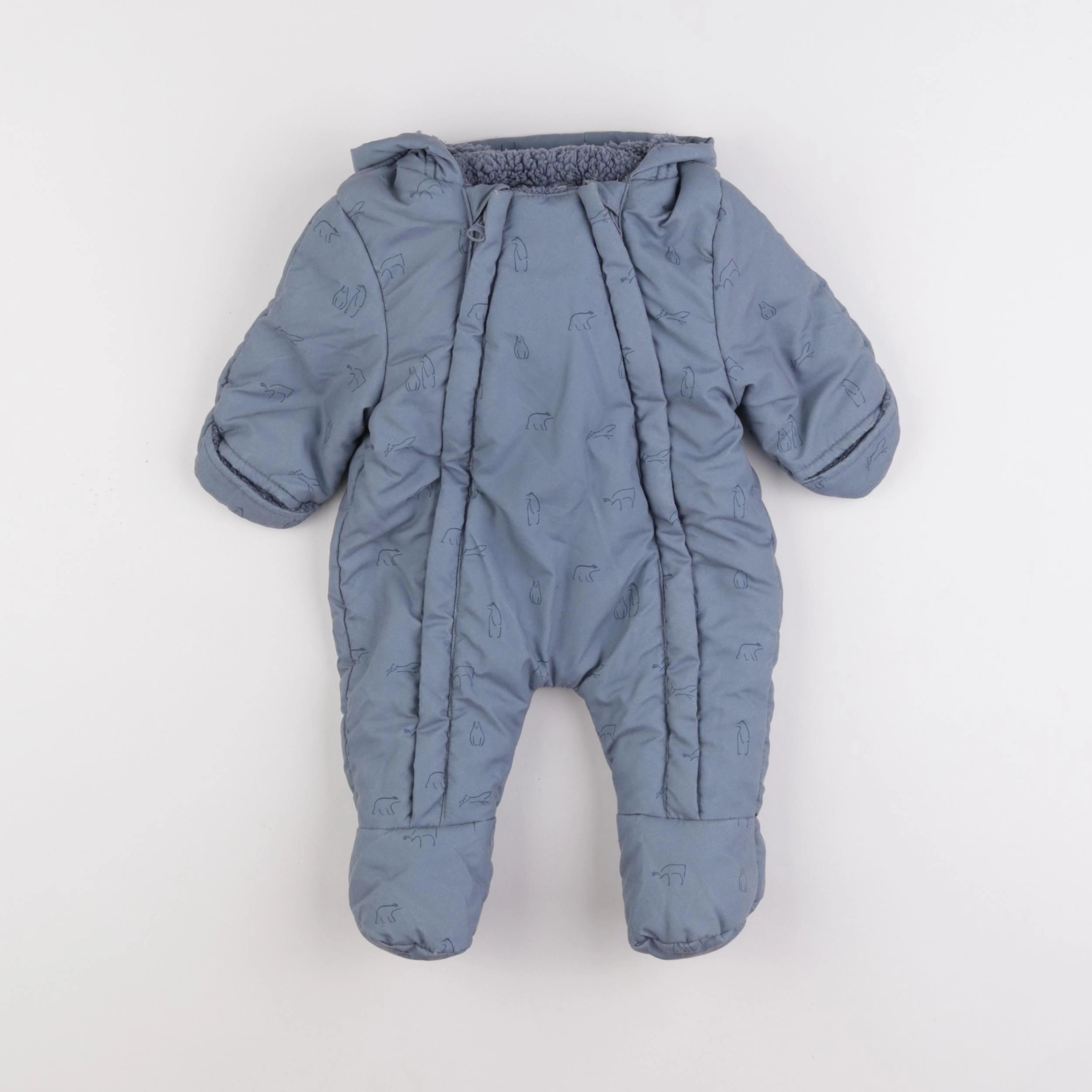 Vertbaudet - combi-pilote bleu - 1 mois