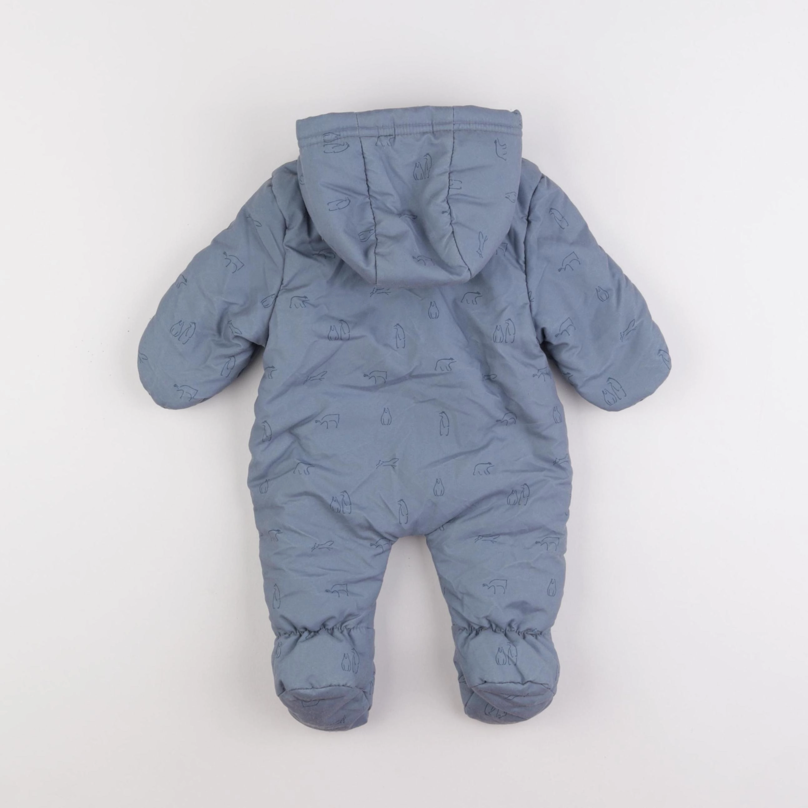 Vertbaudet - combi-pilote bleu - 1 mois