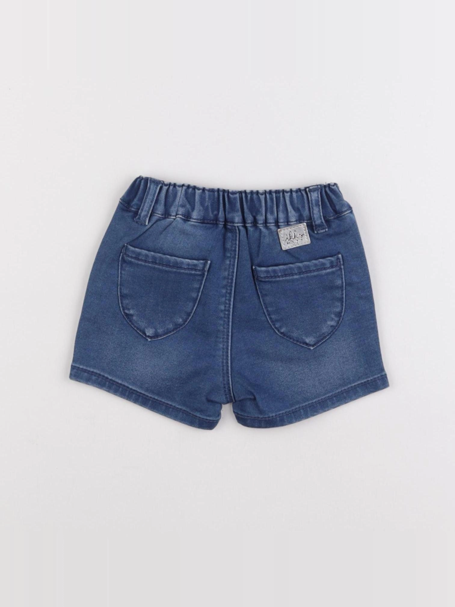 IKKS - short bleu - 12 mois