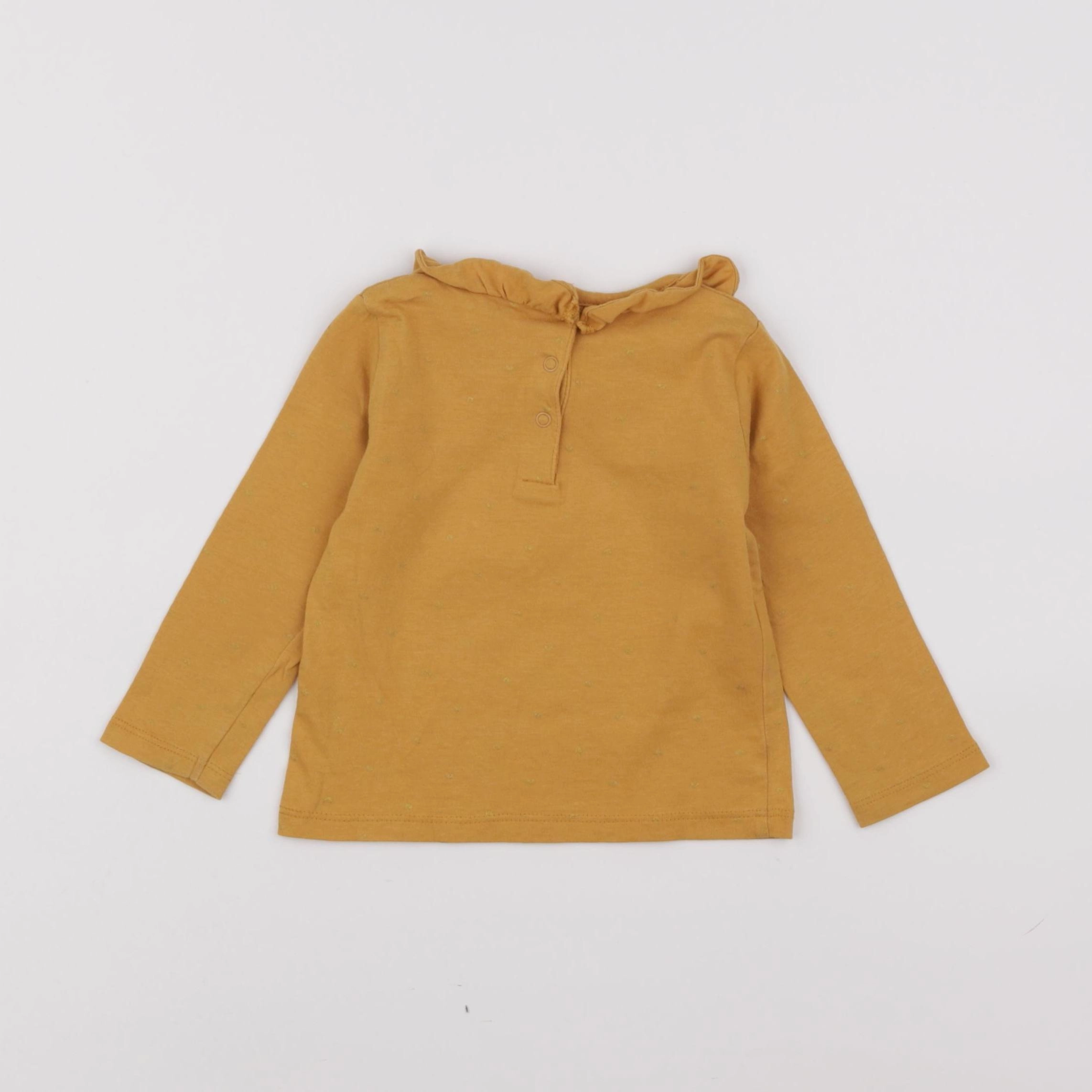 Vertbaudet - tee-shirt jaune - 18 mois