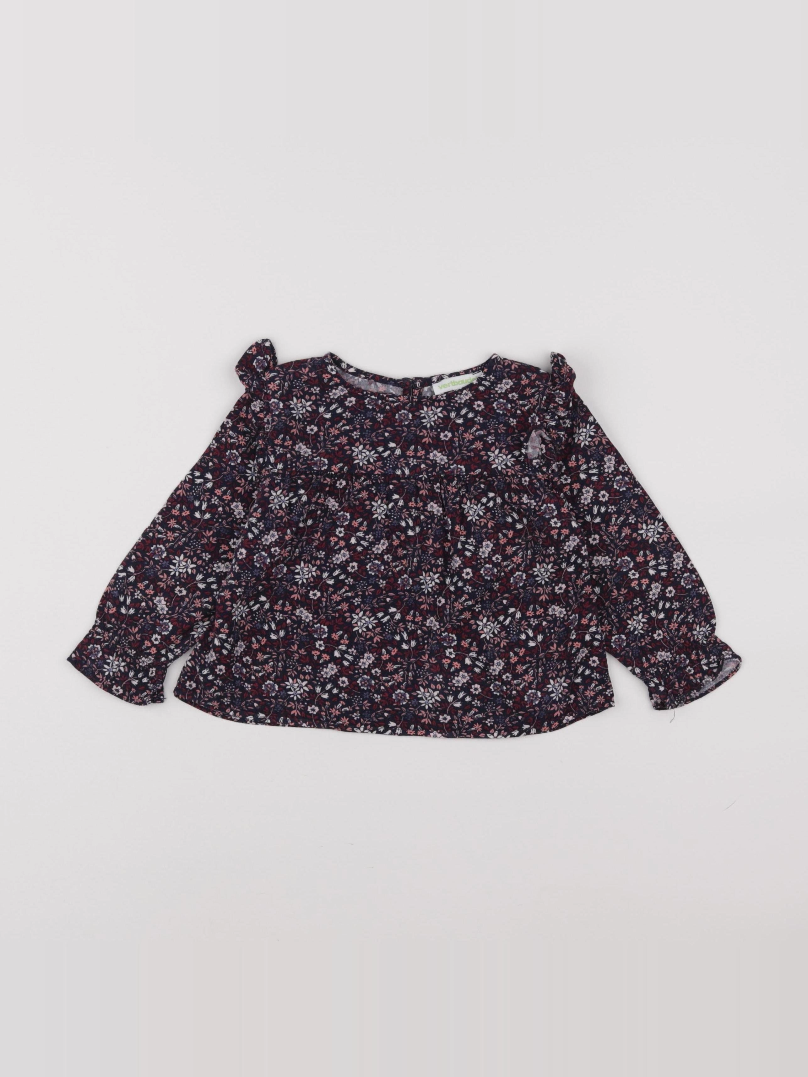 Vertbaudet - blouse rose - 2 ans