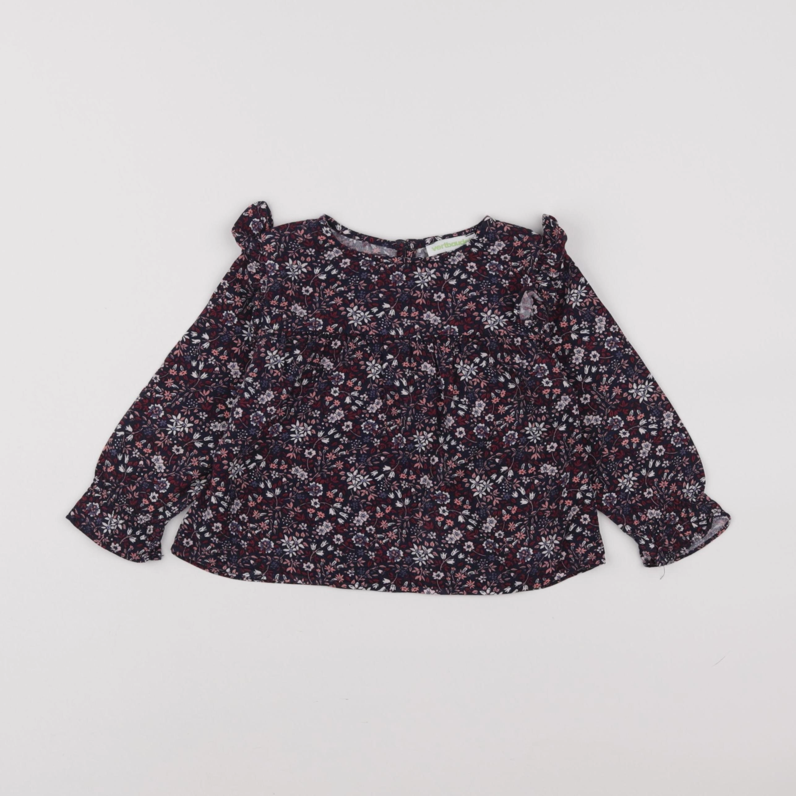 Vertbaudet - blouse rose - 2 ans