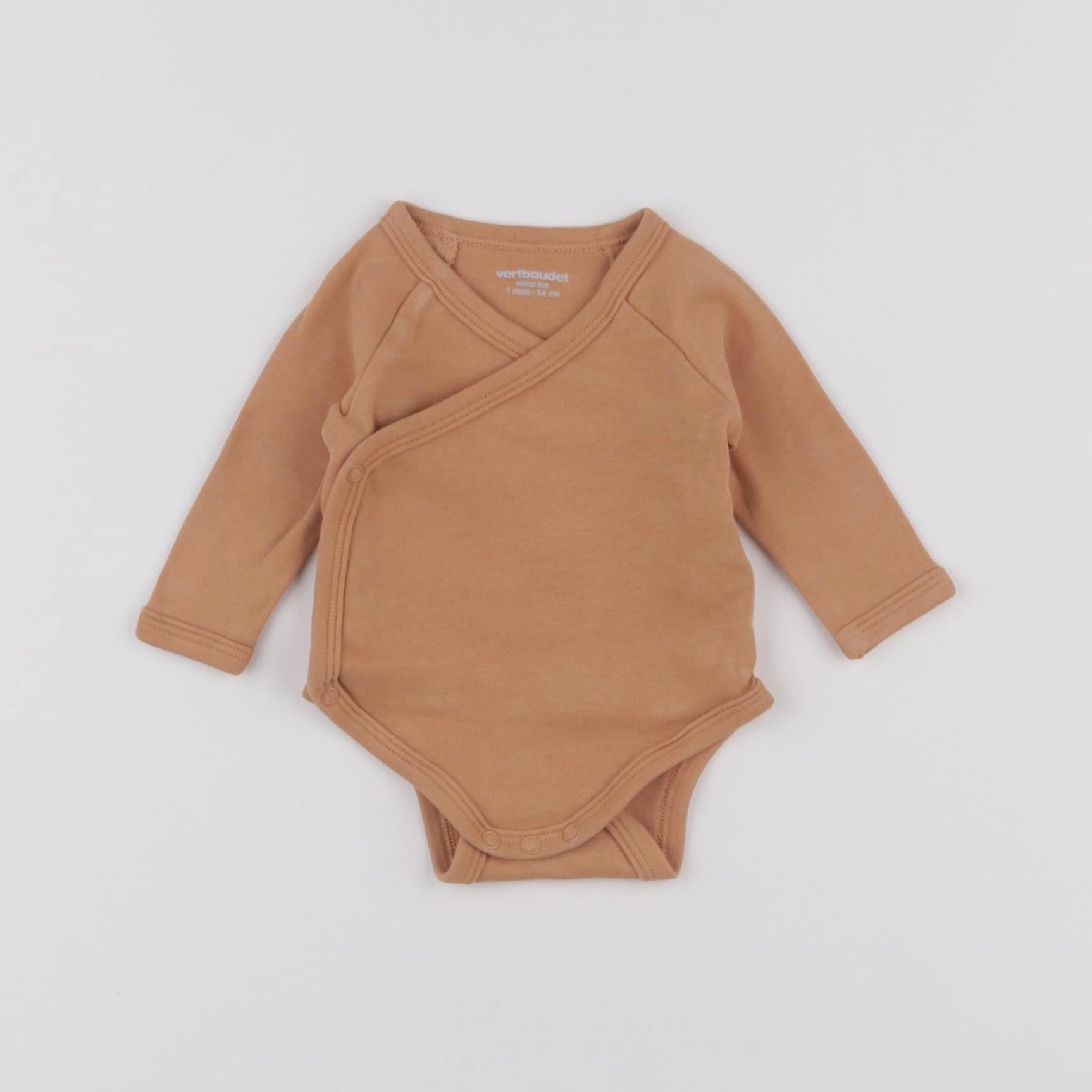 Vertbaudet - body orange - 1 mois