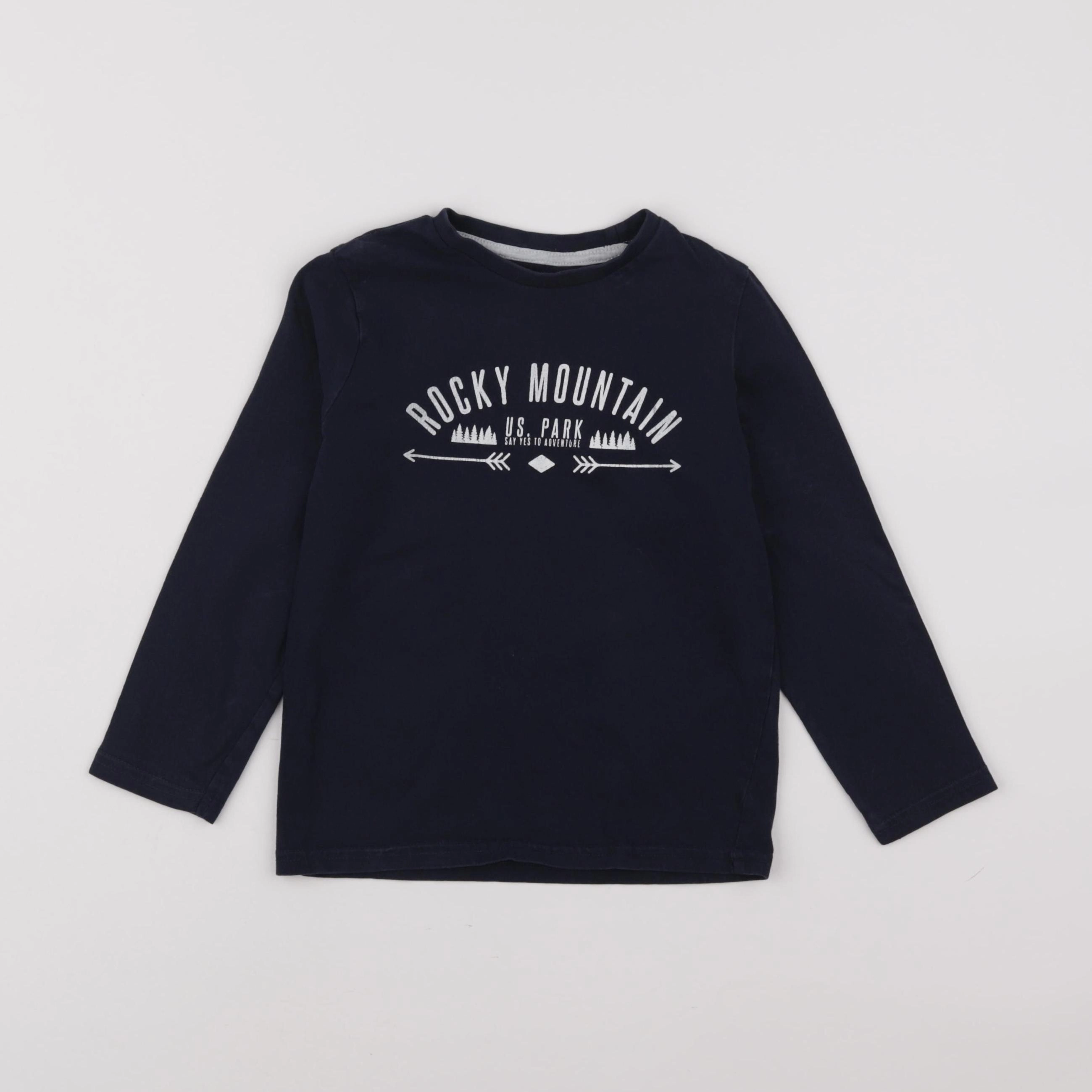 Vertbaudet - tee-shirt bleu - 6 ans