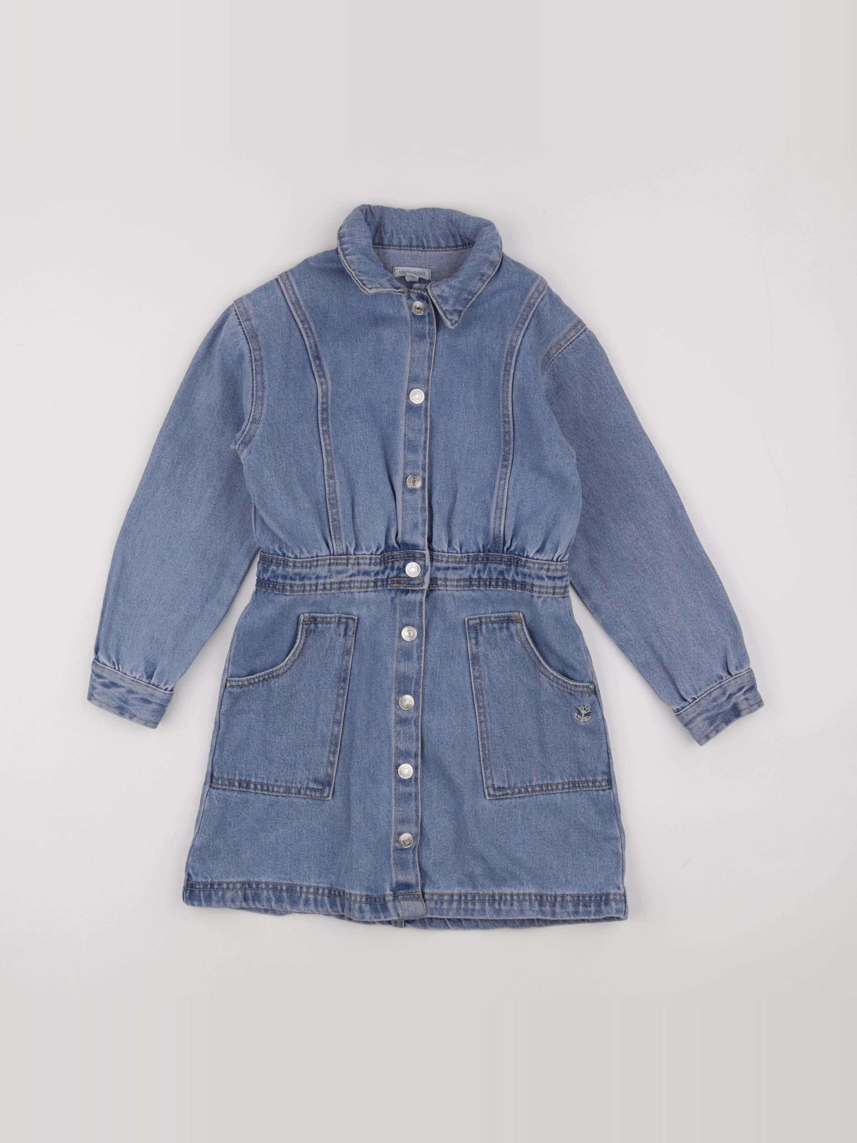 Vertbaudet - robe bleu - 9 ans